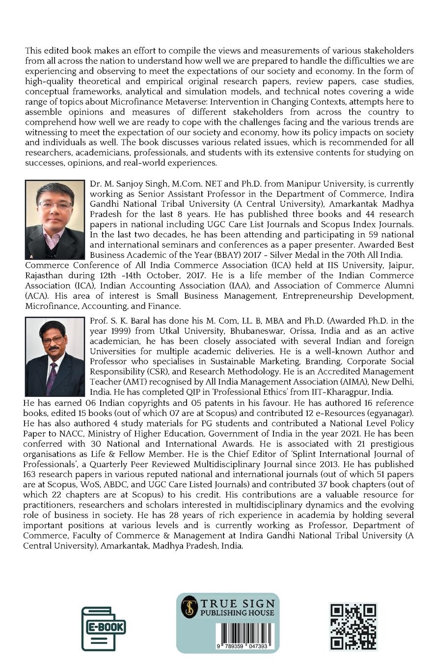 Rückseitencover Microfinance Metaverse