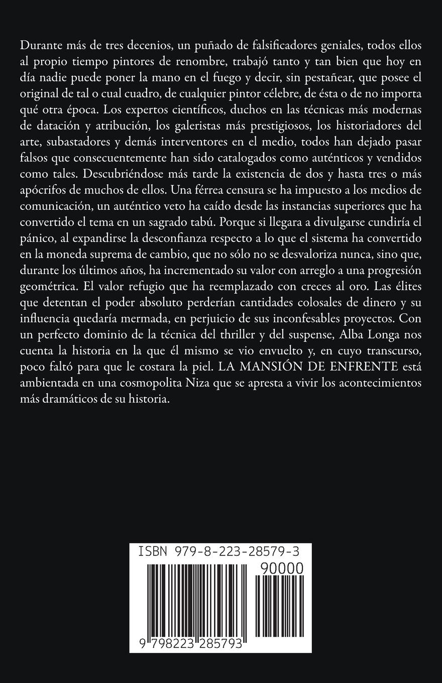 Rückseitencover La mansión de enfrente