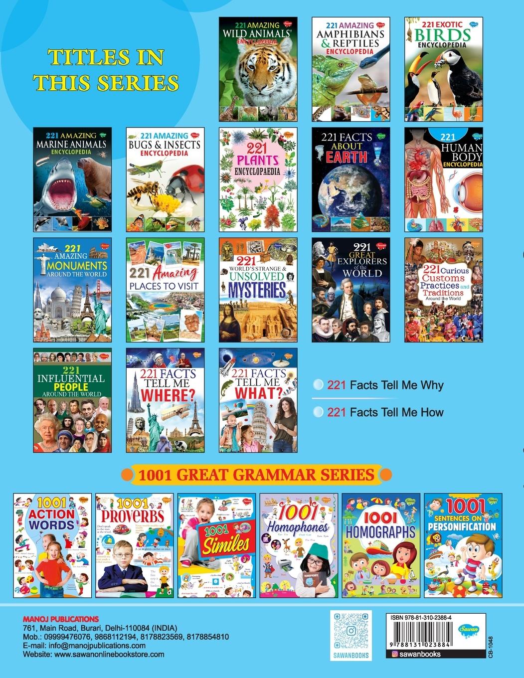 Rückseitencover 221 Amazing Marine Animals Encyclopedia