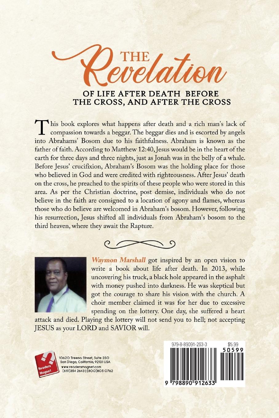 Rückseitencover The Revelation of Life After Death Before the Cross, and After the Cross