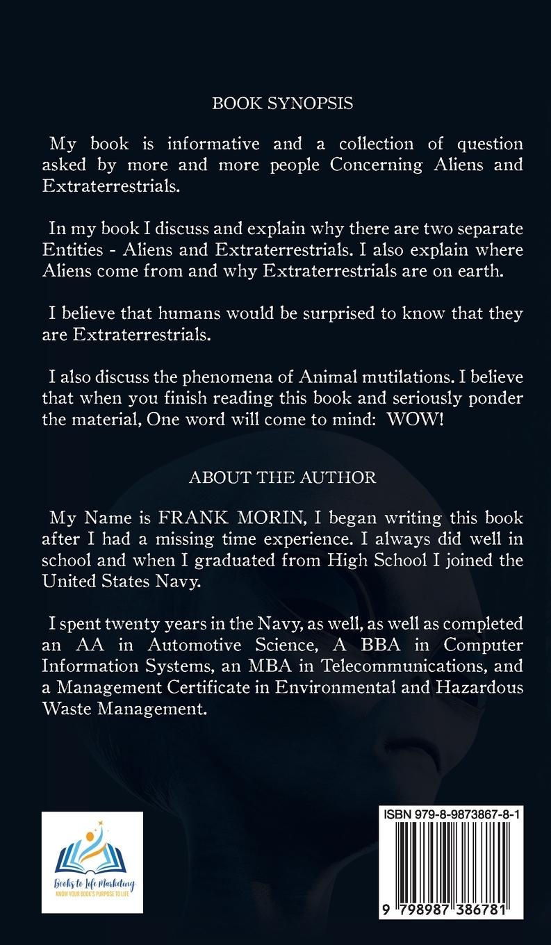 Rückseitencover Alien's and Extraterrestrial's