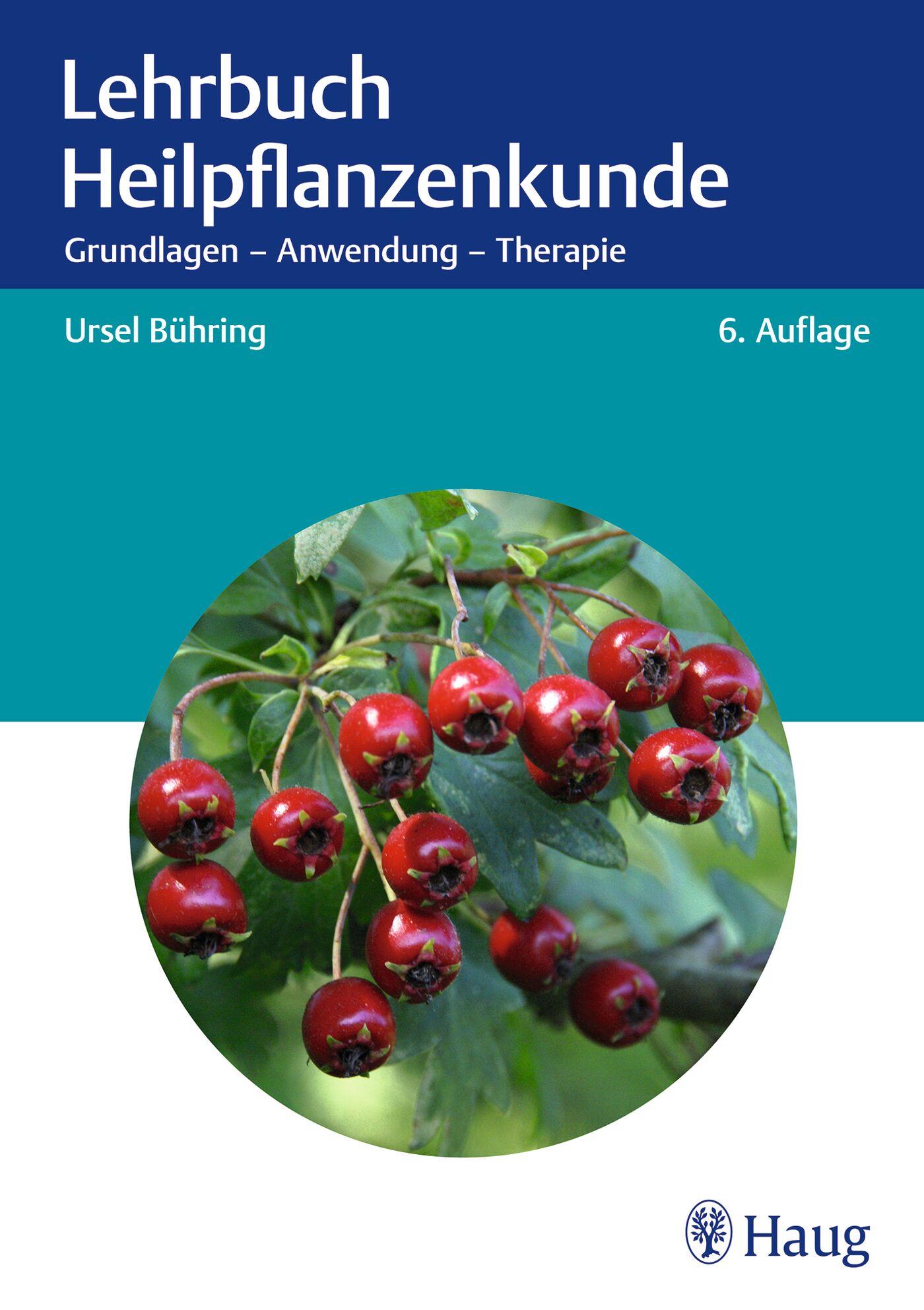 Vorderes Coverbild Lehrbuch Heilpflanzenkunde