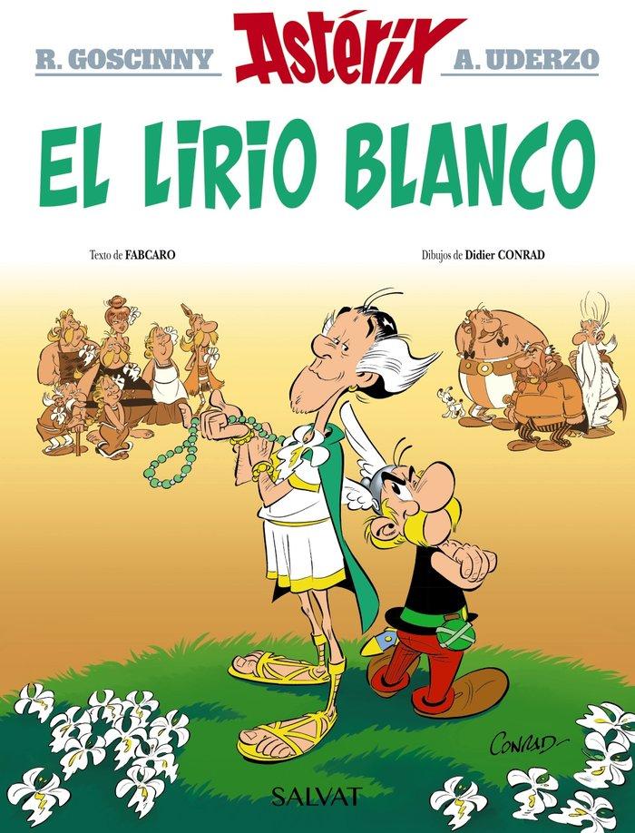 Vorderes Coverbild Asterix 40. El lirio blanco