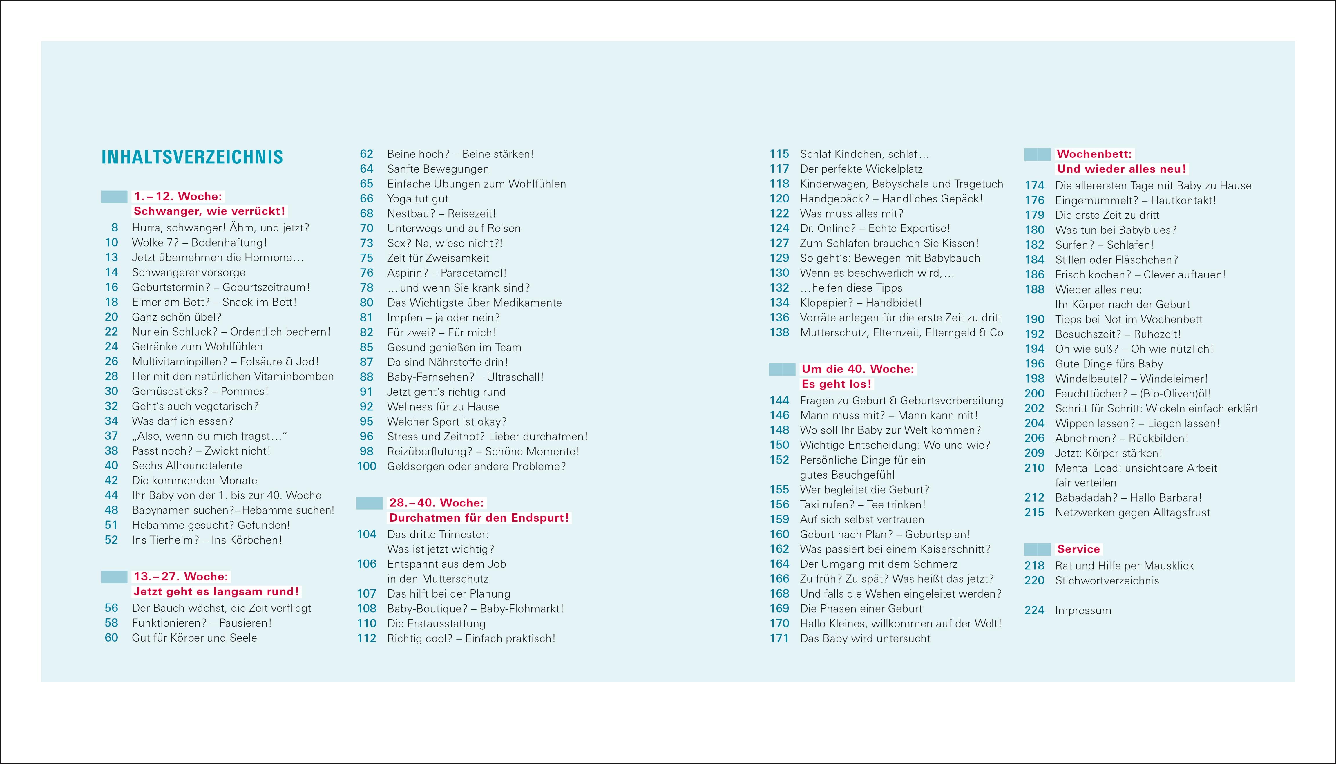 Beispielinhalt (Bild) Hurra, schwanger!