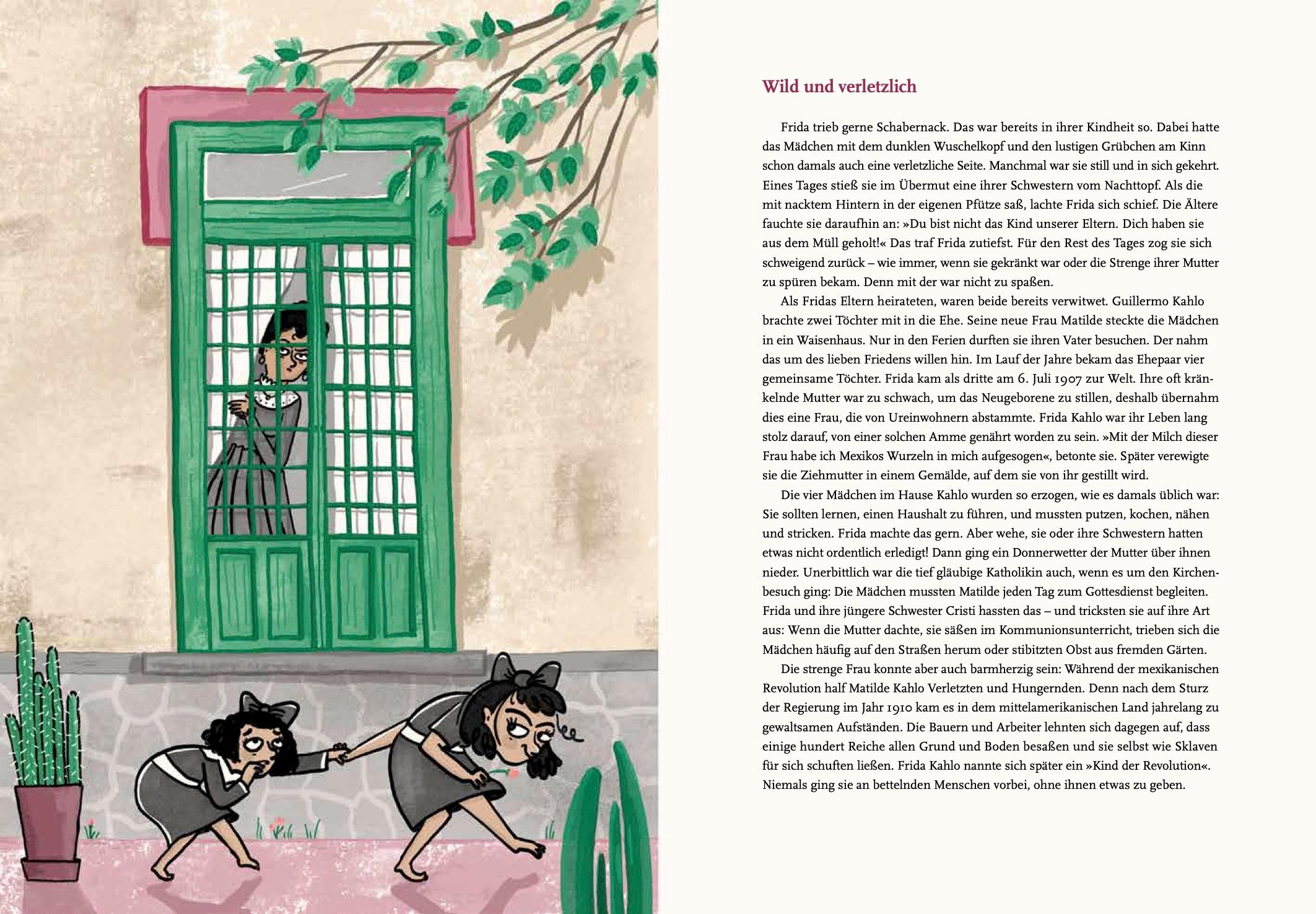 Beispielinhalt (Bild) Frida Kahlo - die Farben einer starken Frau