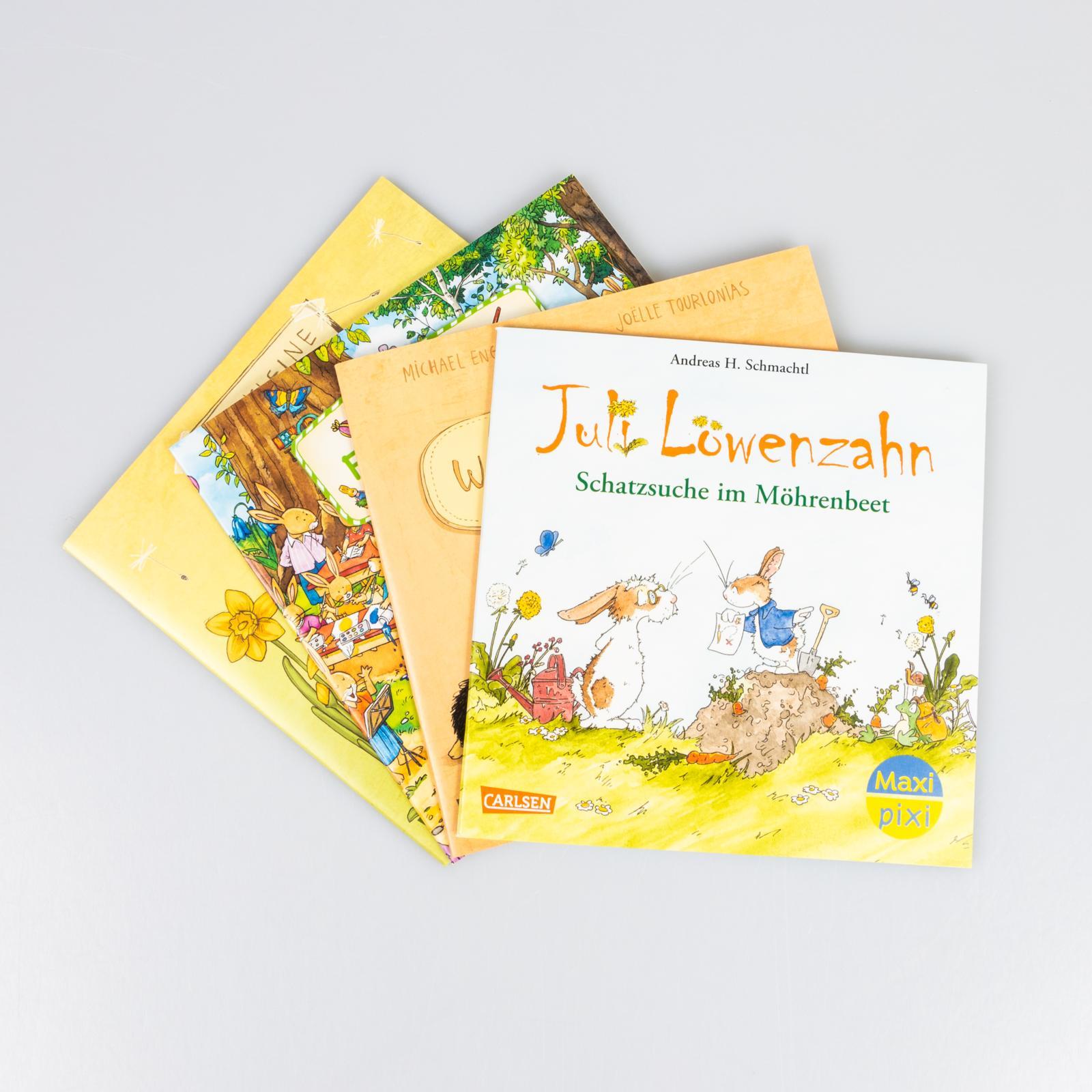 Beispielinhalt (Bild) Maxi-Pixi-4er-Set 108: Frühlingszeit (4x1 Exemplar)