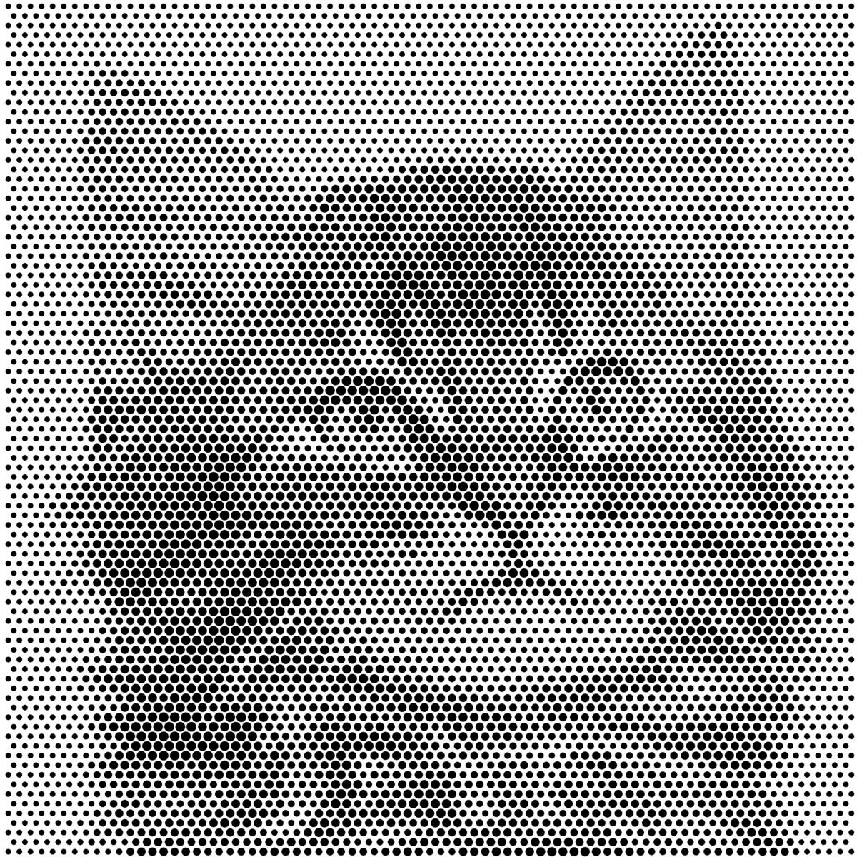 Beispielinhalt (Bild) Trickbilder - Versteckte Motive aus Punkten, Linien und Spiralen