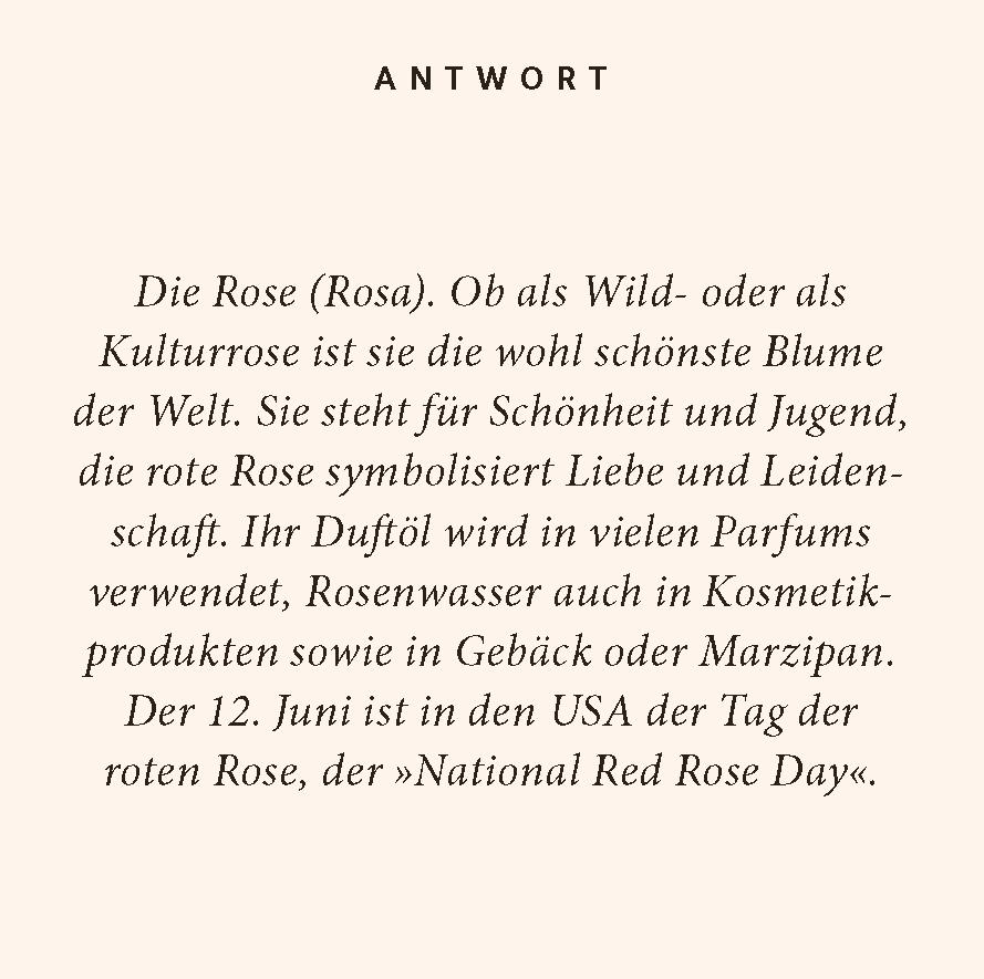 Beispielinhalt (Bild) Blumen-Quiz