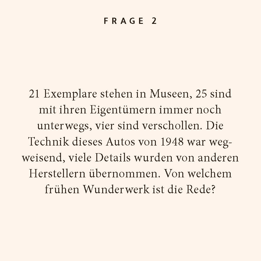 Beispielinhalt (Bild) Automobil-Quiz