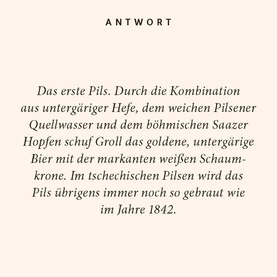 Beispielinhalt (Bild) Bier-Quiz