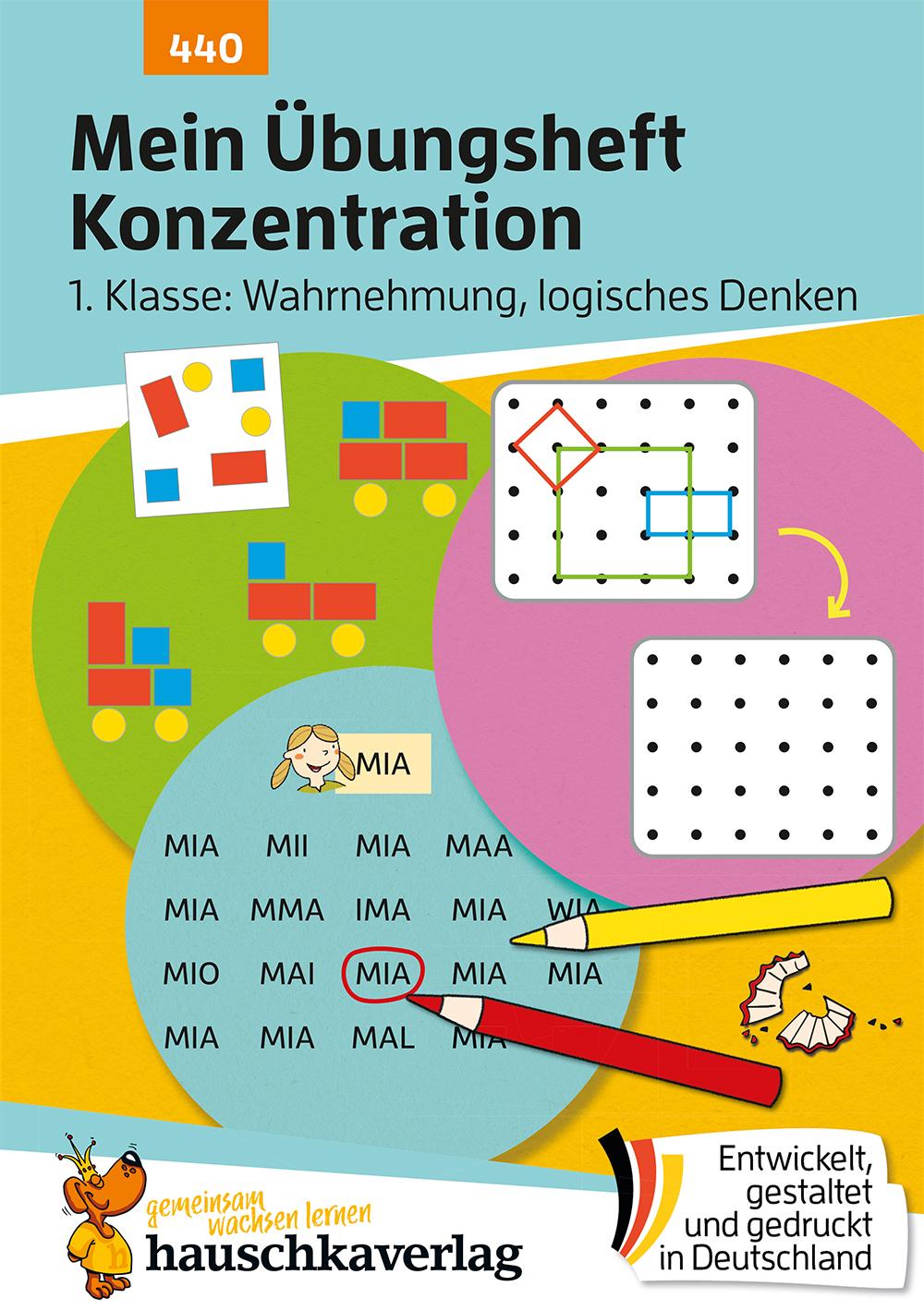 Vorderes Coverbild Mein Übungsheft Konzentration - Schulanfang: Wahrnehmung, logisches Denken