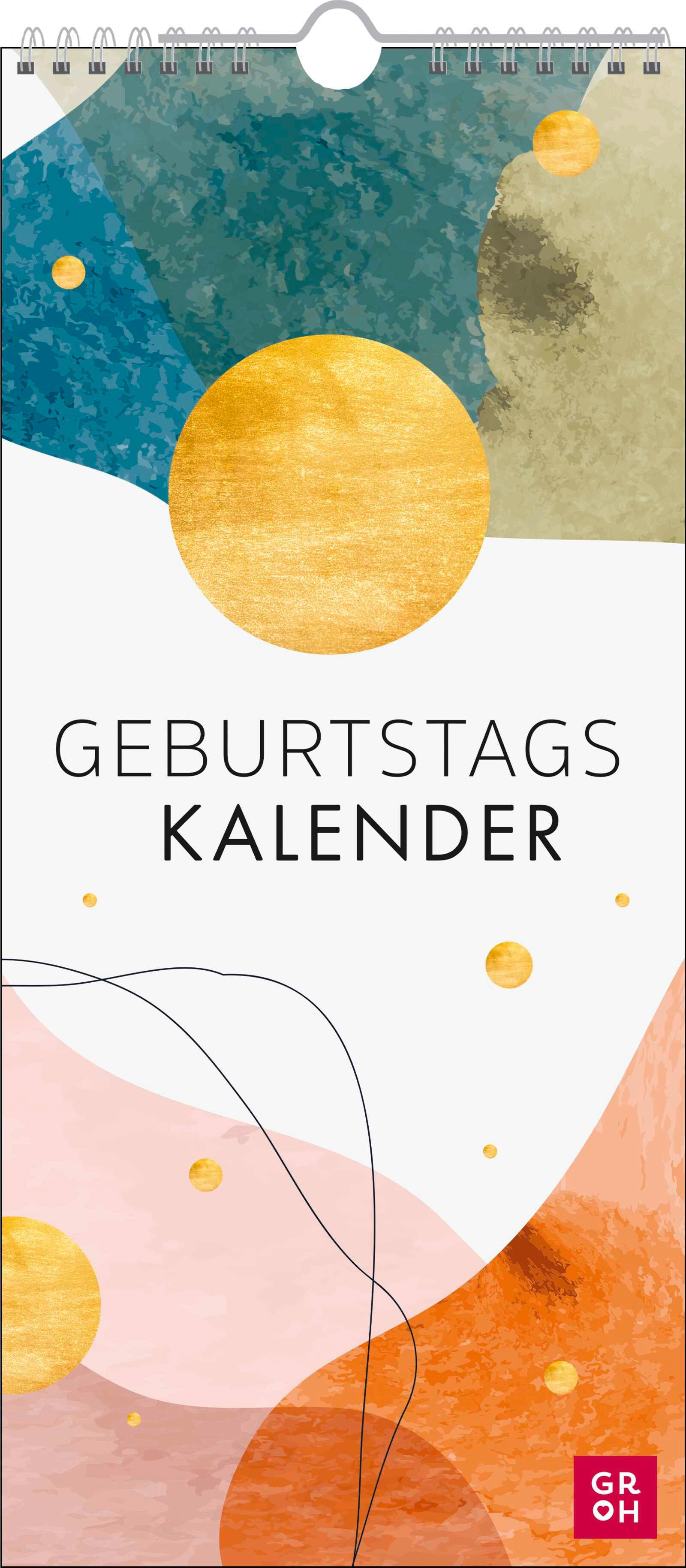 Vorderes Coverbild Immerwährender Geburtstagskalender Pattern