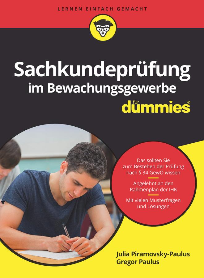 Vorderes Coverbild Sachkundeprüfung im Bewachungsgewerbe für Dummies