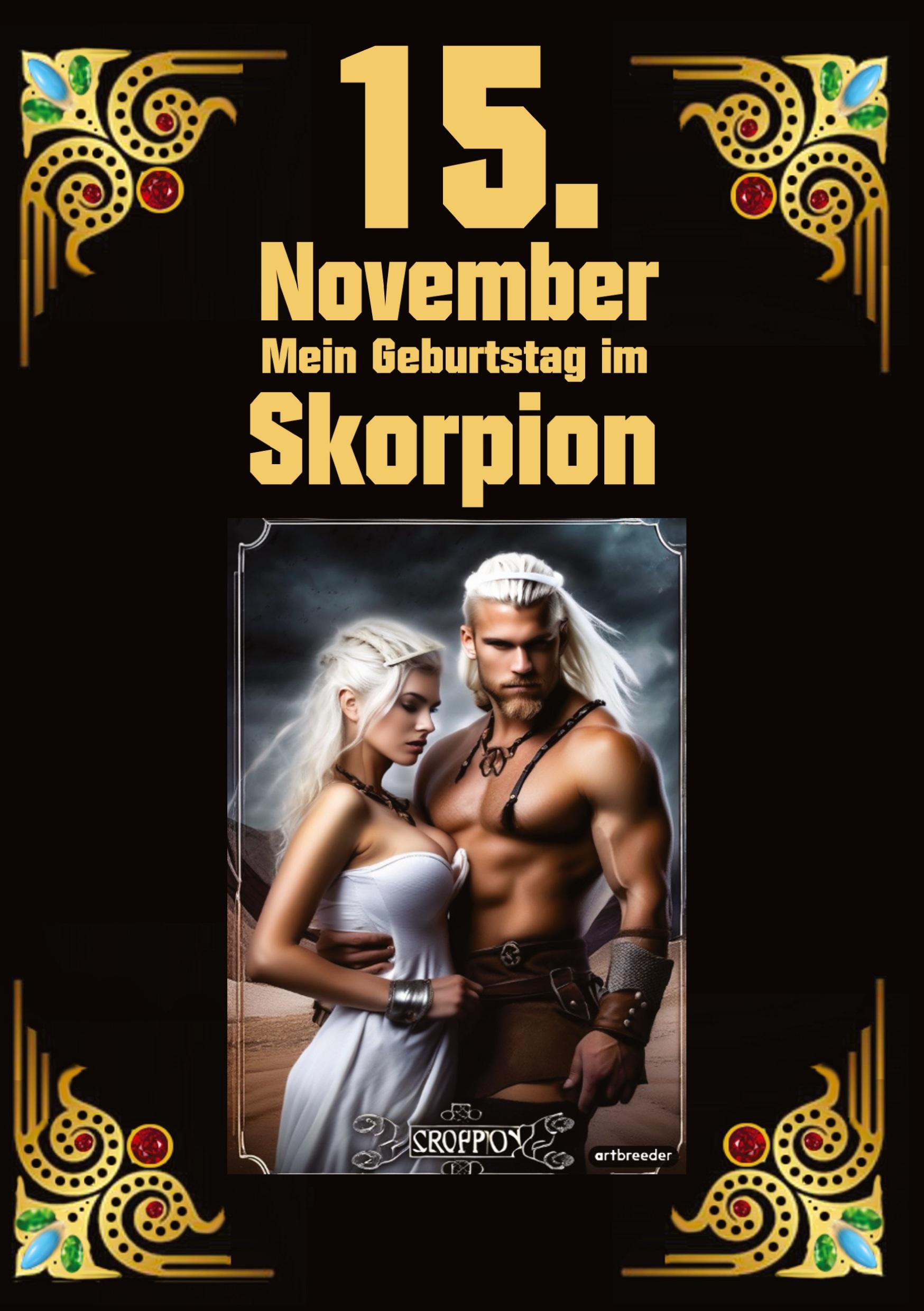 Vorderes Coverbild 15. November, mein Geburtstag
