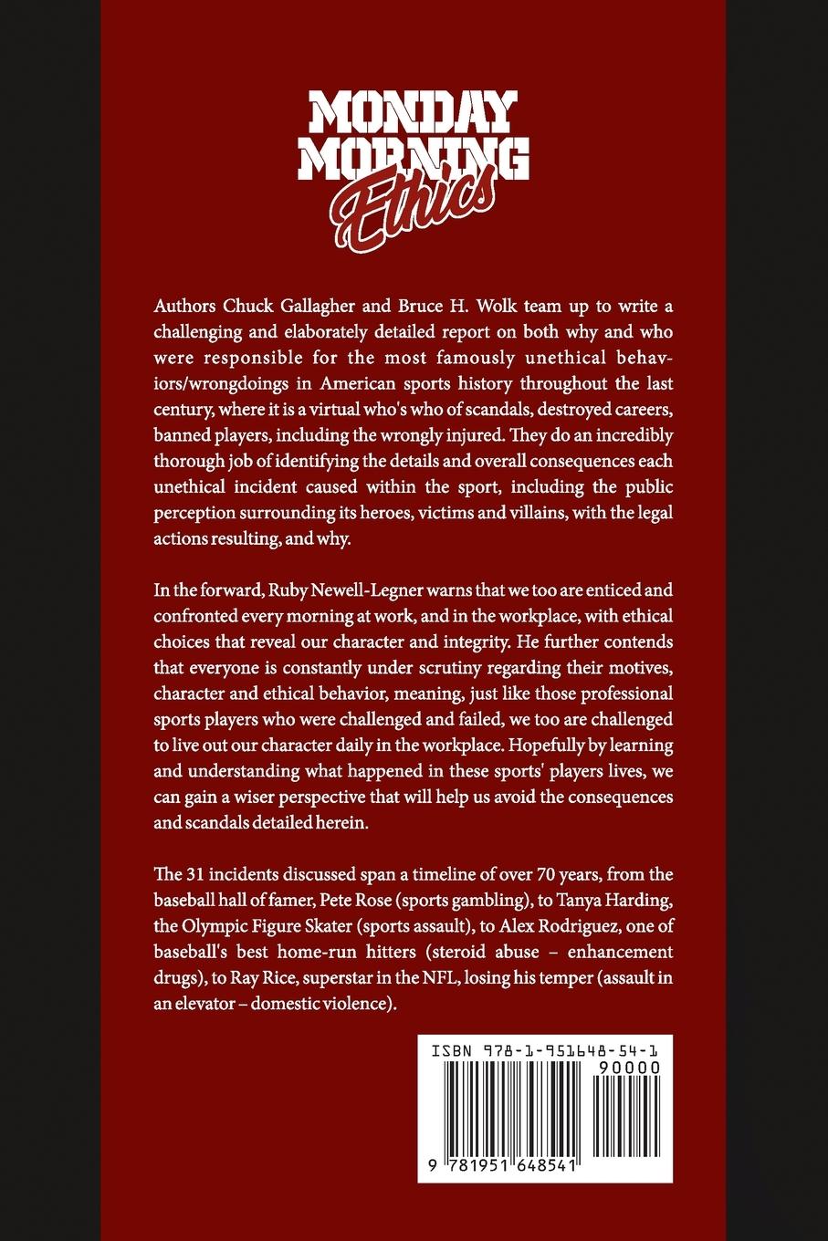 Rückseitencover Monday Morning Ethics