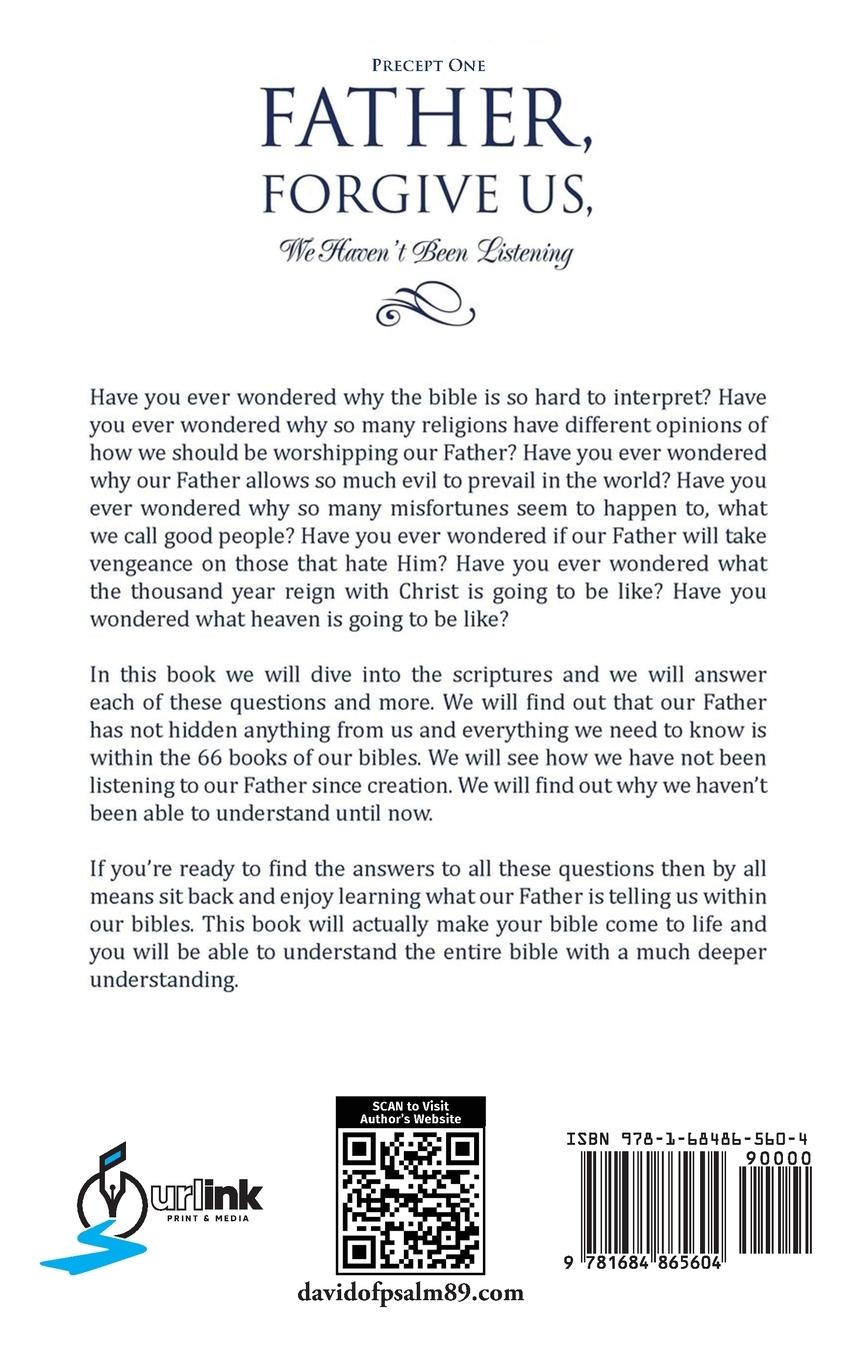 Rückseitencover Precept one; Father, Forgive Us, We Haven't Been Listening