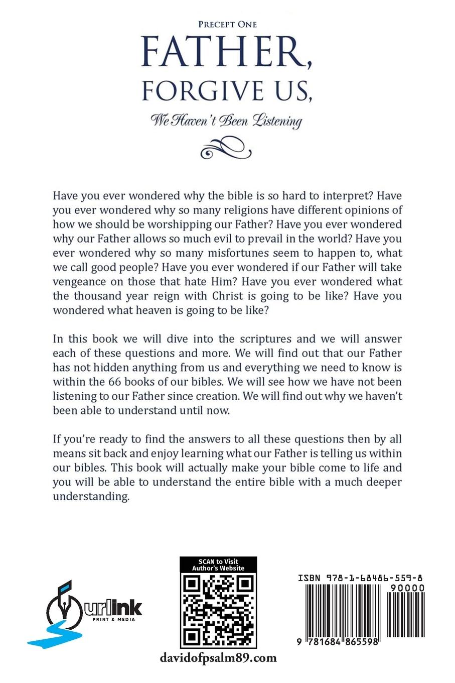 Rückseitencover Precept one; Father, Forgive Us, We Haven't Been Listening