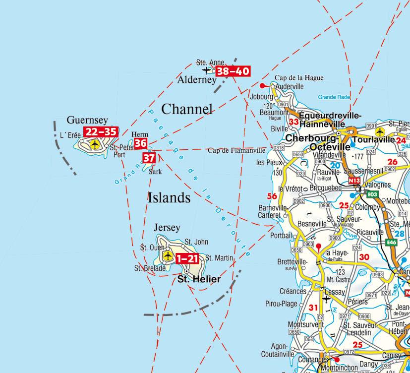 Beispielinhalt (Bild) Kanalinseln - Jersey, Guernsey, Herm, Sark und Alderney