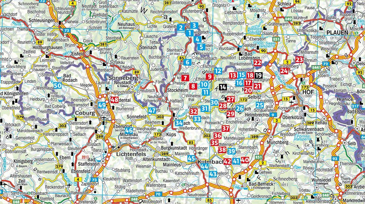 Beispielinhalt (Bild) Frankenwald - mit Coburger Land