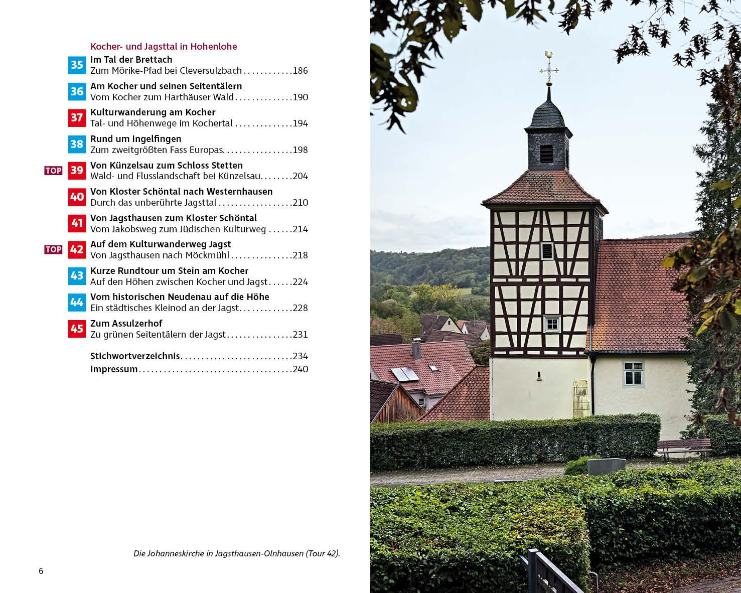 Beispielinhalt (Bild) Wandern und Einkehren - Heilbronner Land