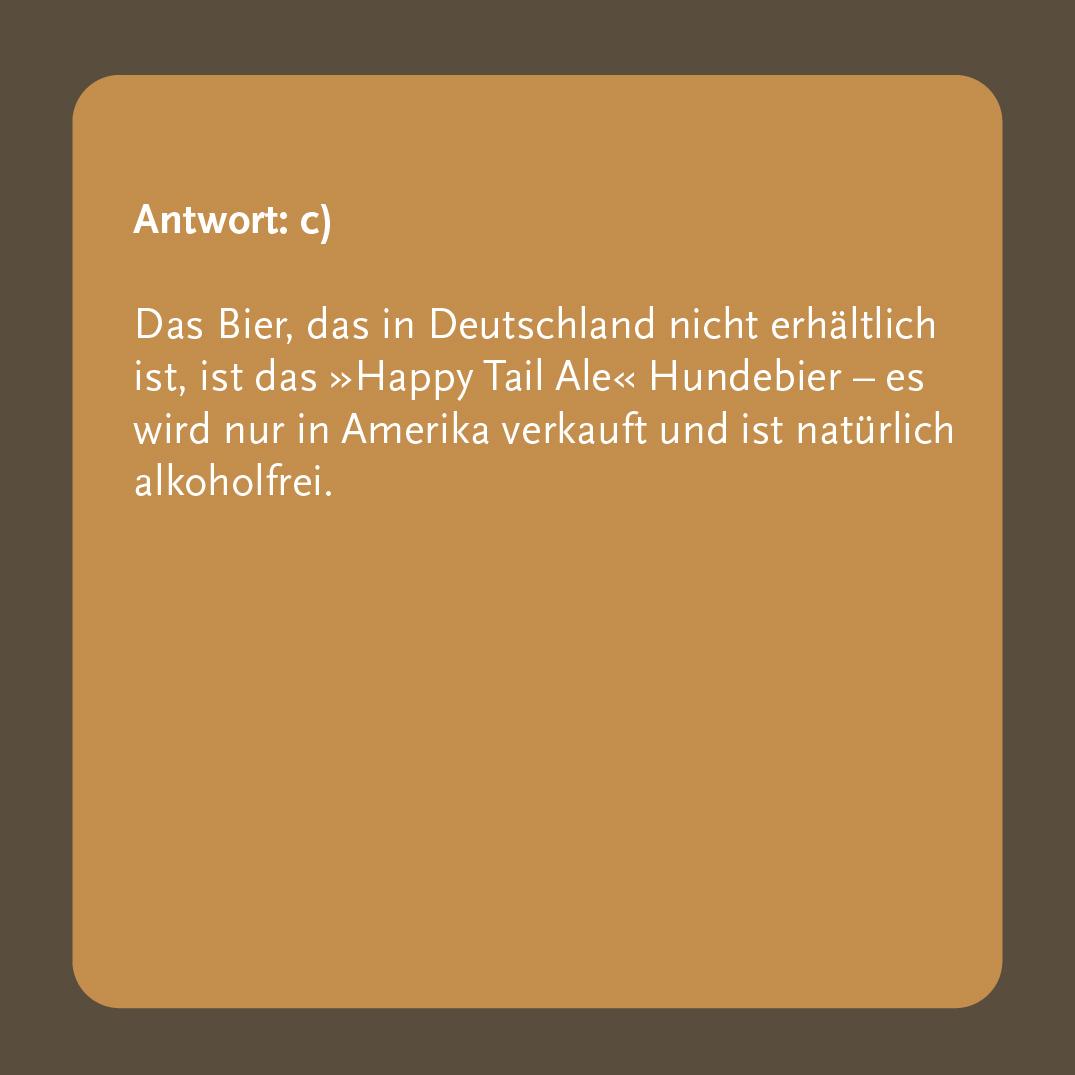 Beispielinhalt (Bild) Unnützes Wissen Bier-Quiz