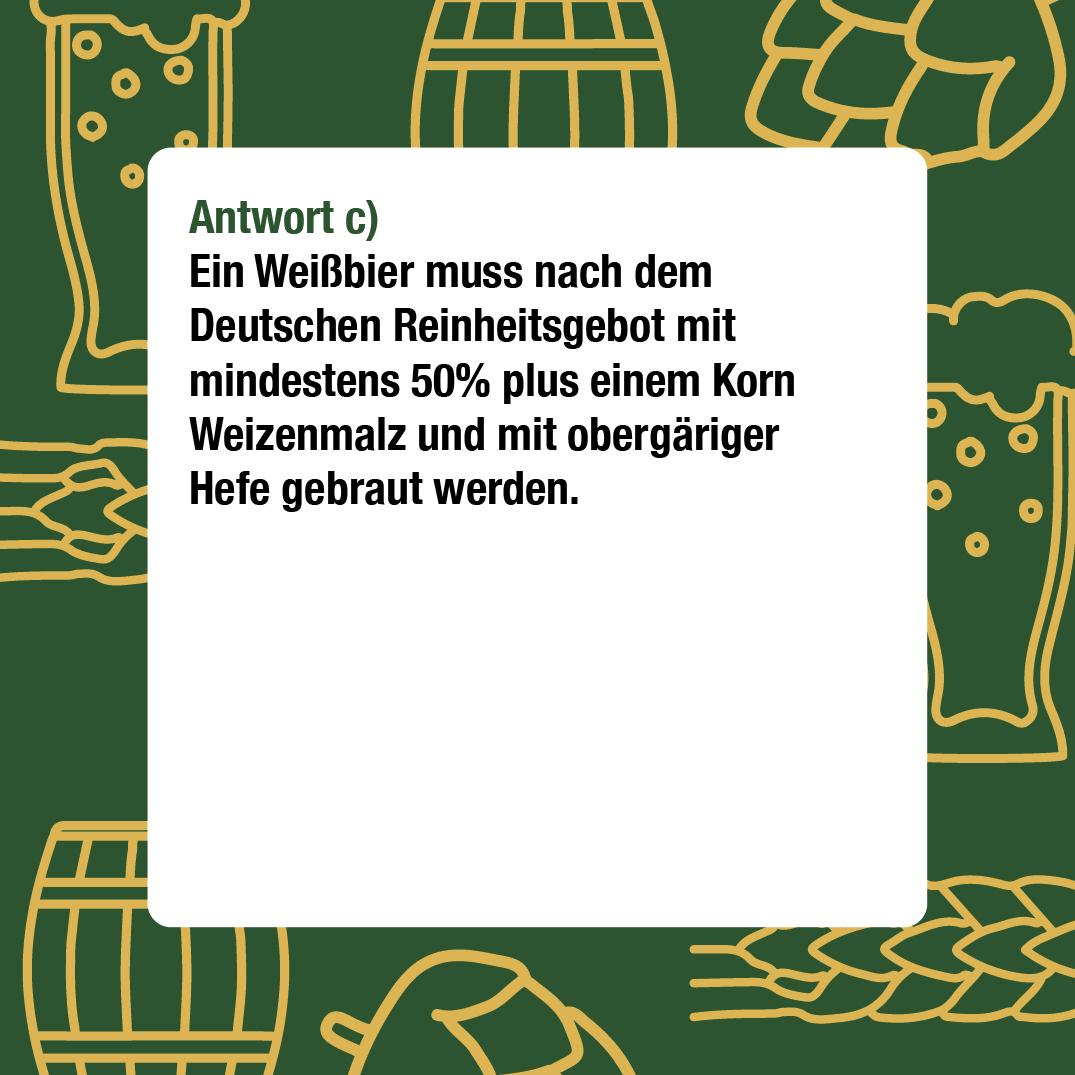 Beispielinhalt (Bild) Das Weizenbier-Quiz