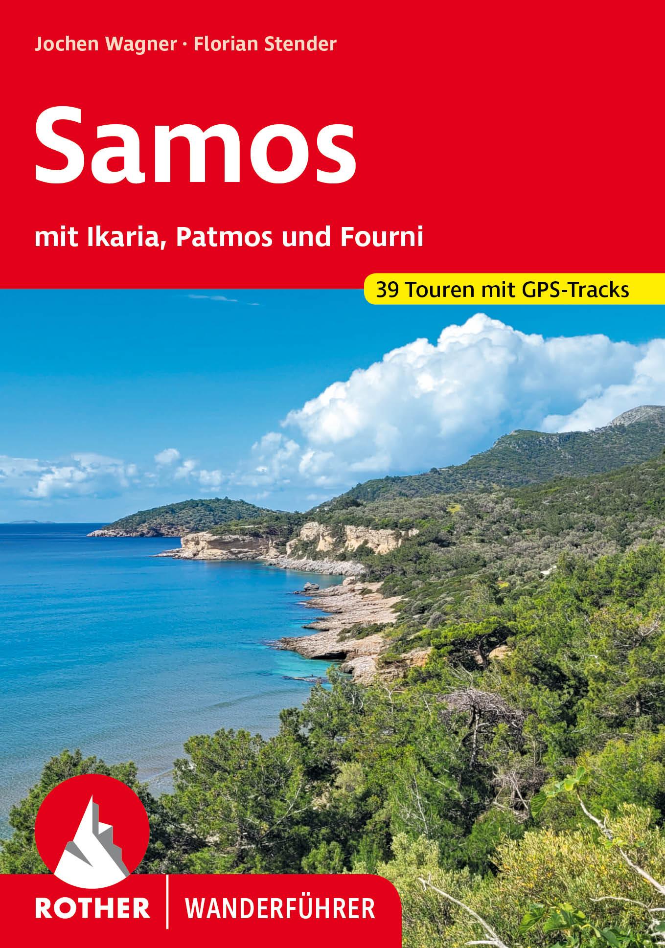 Vorderes Coverbild Samos - mit Ikaria, Patmos und Fourni