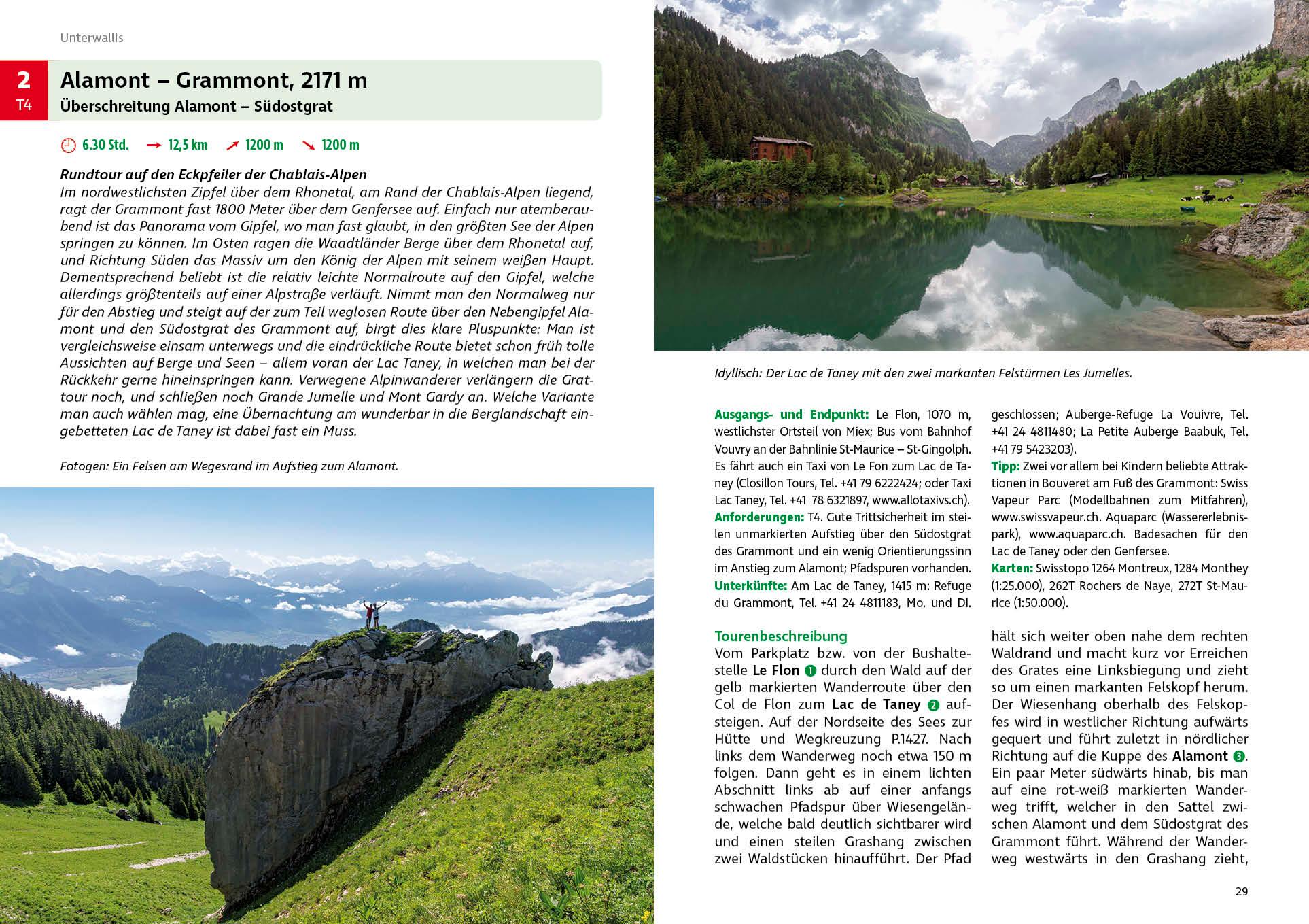 Beispielinhalt (Bild) Gratwandern Südschweiz