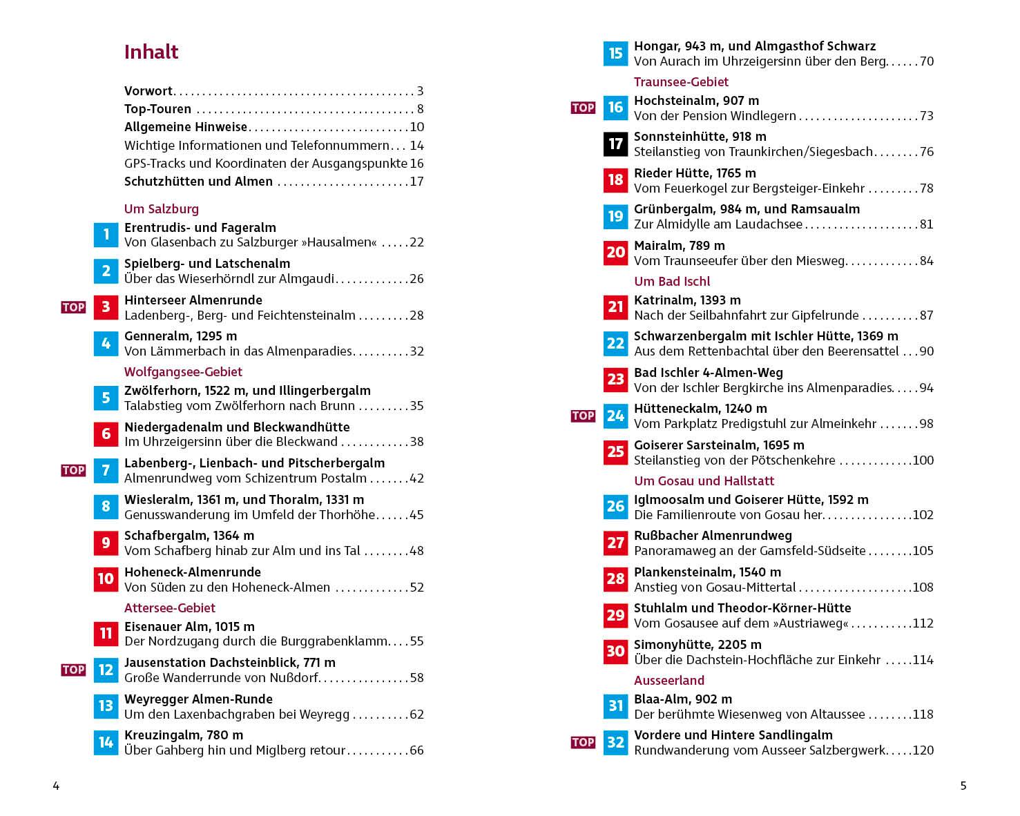 Beispielinhalt (Bild) Wandern zu Almen & Hütten - Salzkammergut