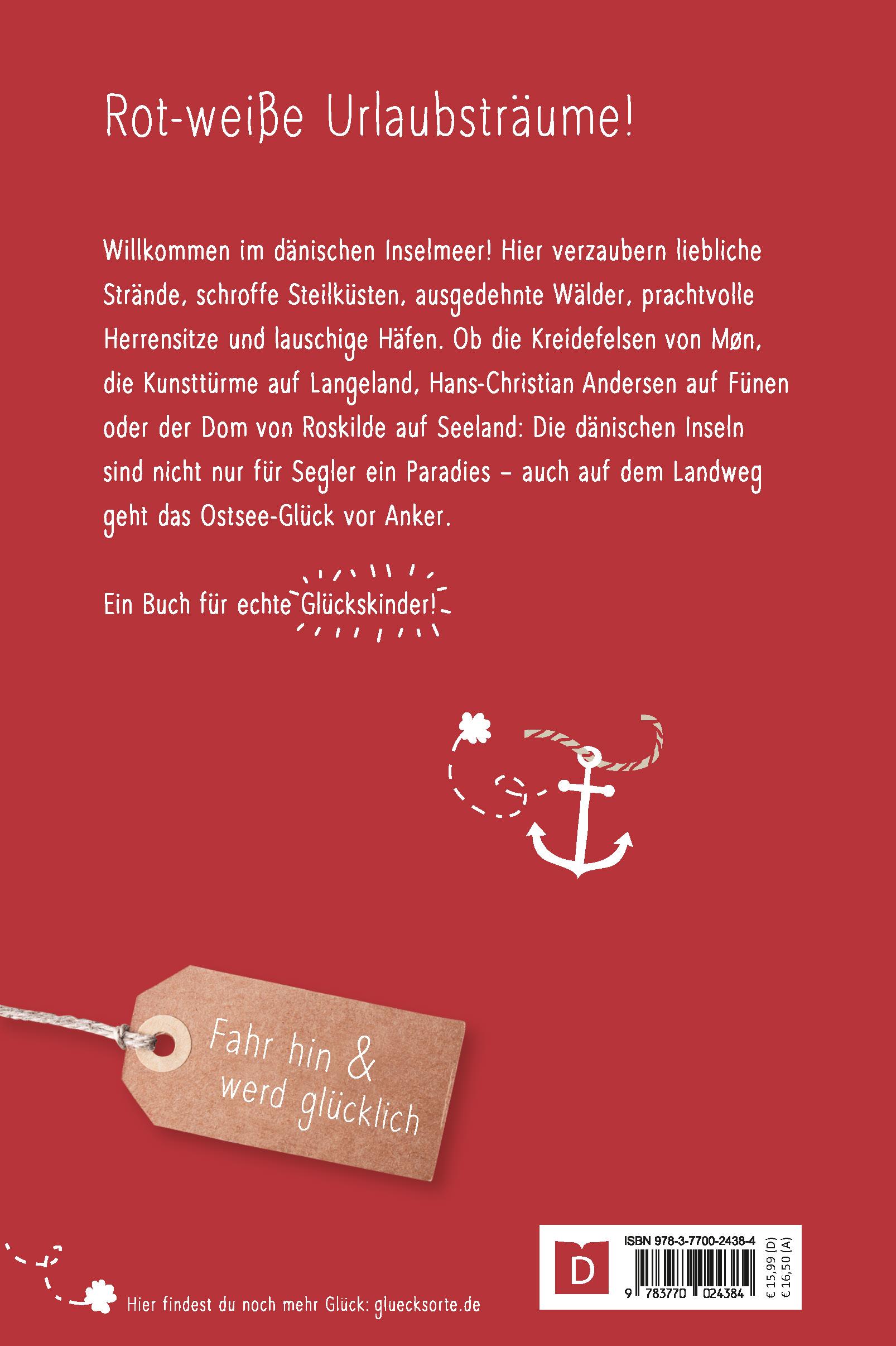 Rückseitencover Glücksorte auf den dänischen Inseln