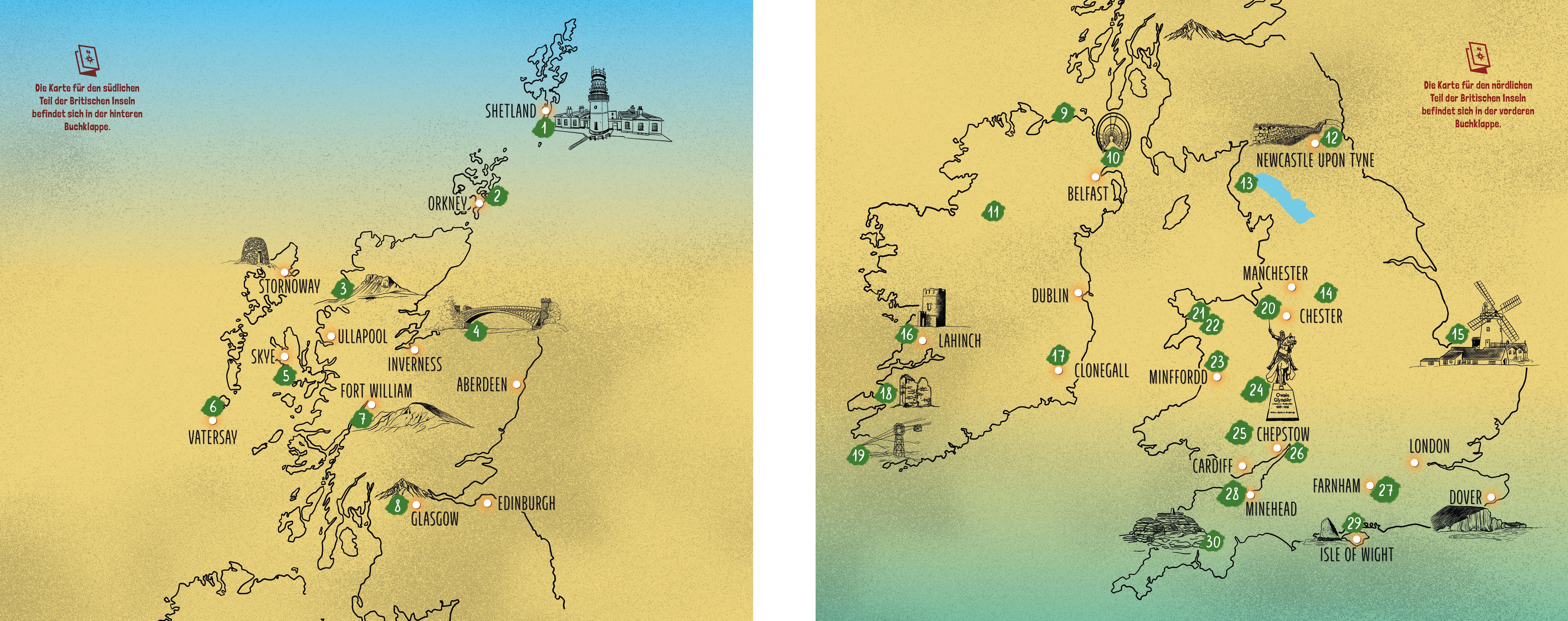 Beispielinhalt (Bild) Britische Inseln. 30 Wanderungen, die man einmal im Leben gemacht haben muss