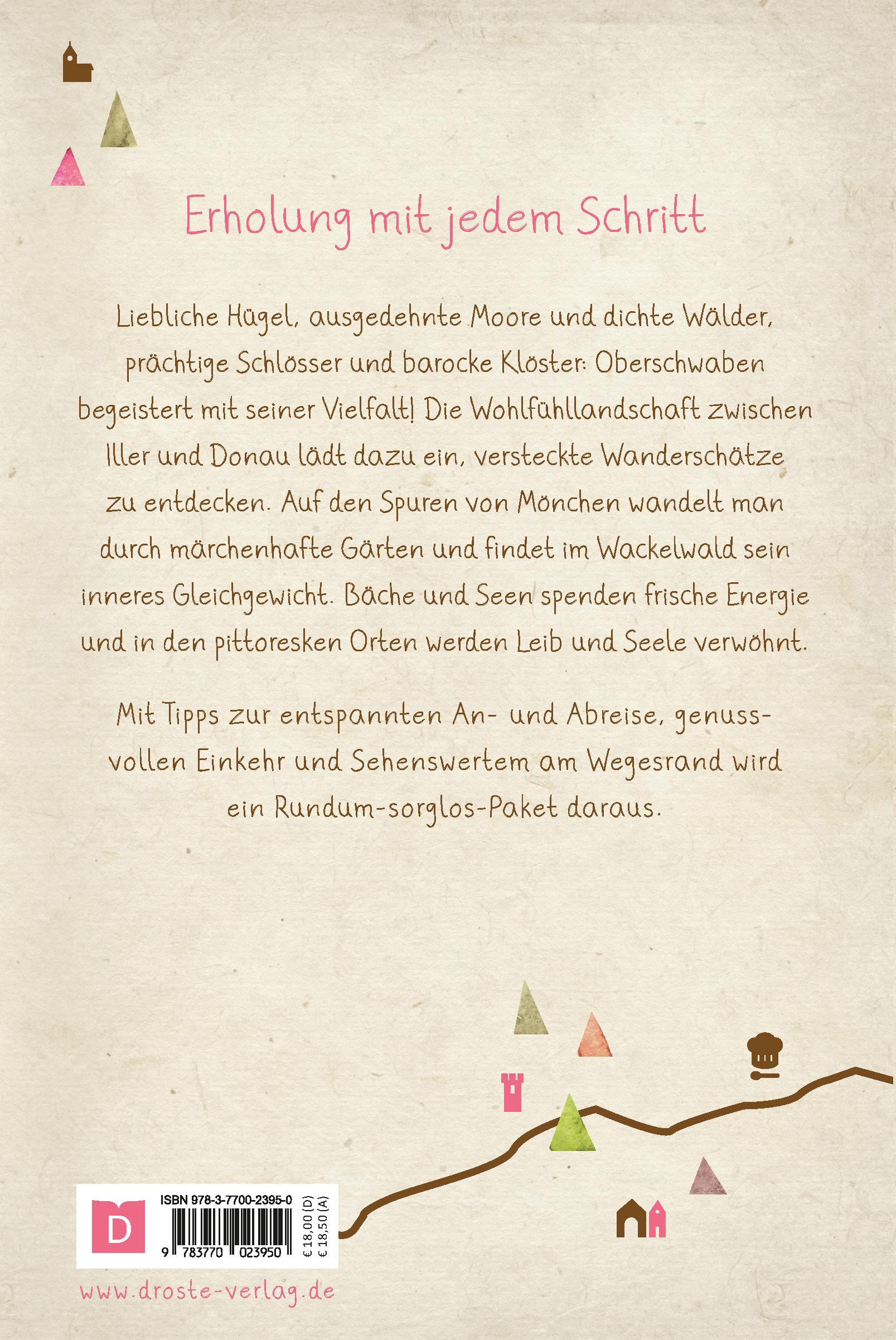 Rückseitencover Oberschwaben. Wandern für die Seele