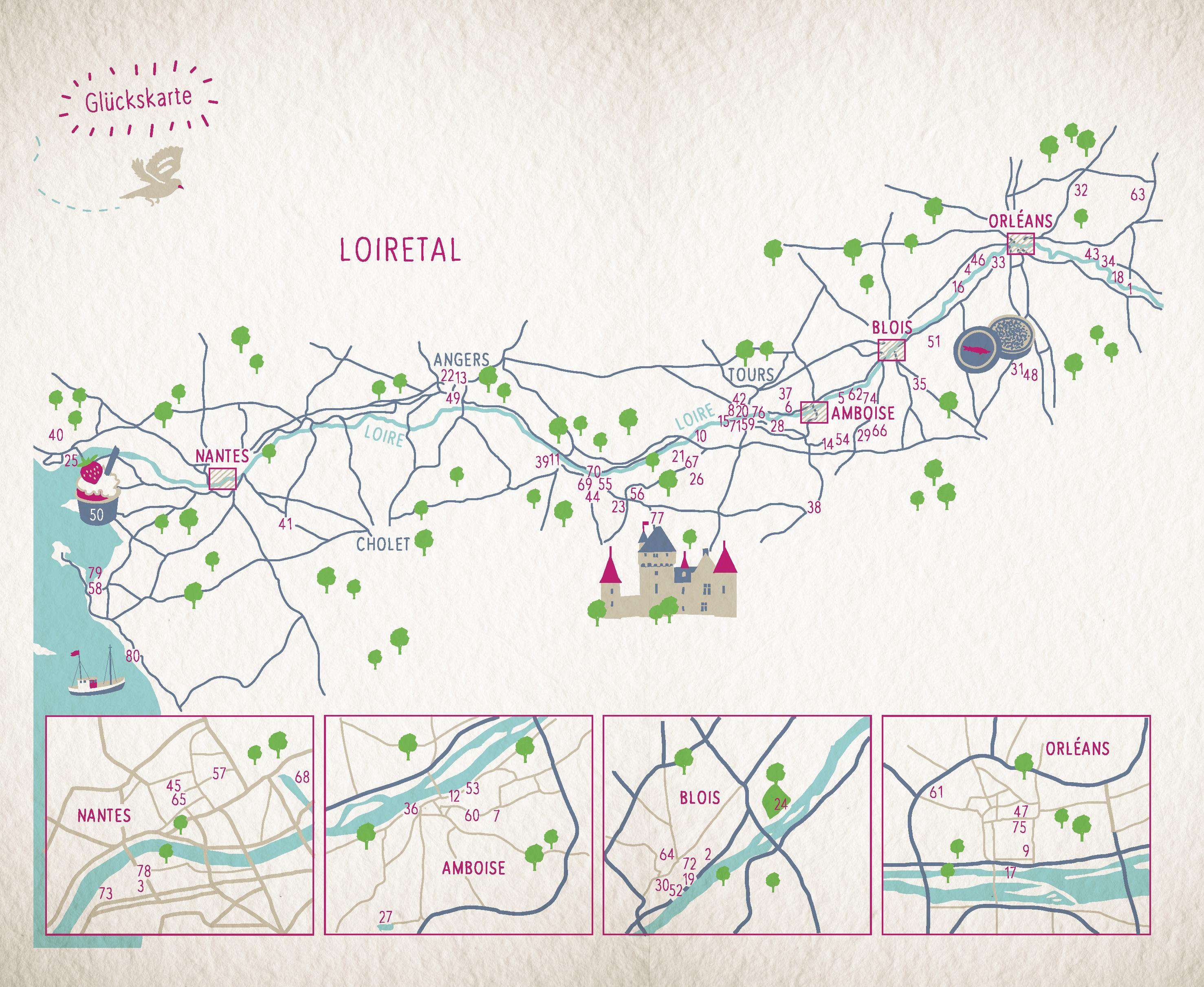 Beispielinhalt (Bild) Glücksorte im Loiretal