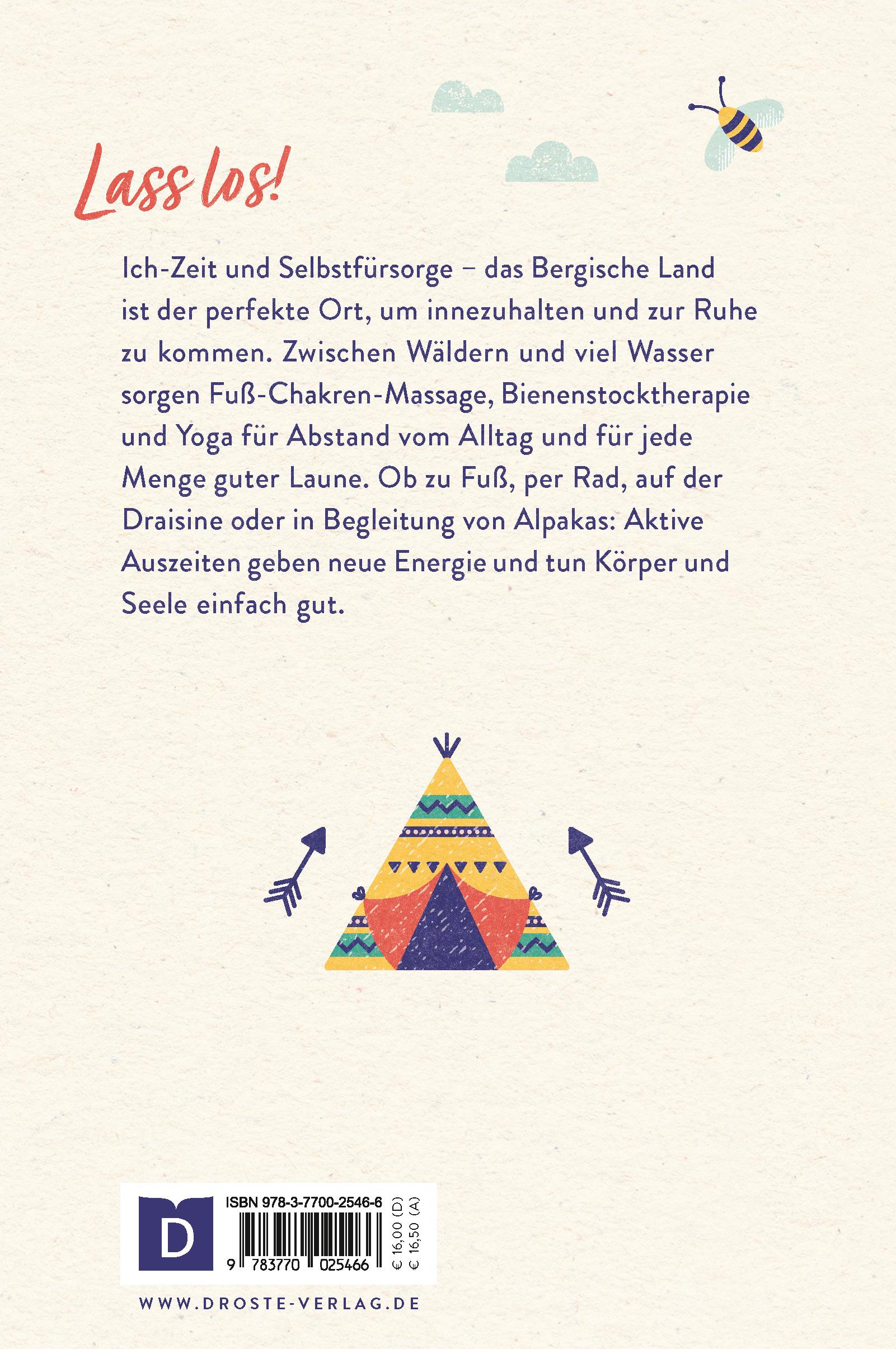 Rückseitencover Meine Auszeiten - Bergisches Land