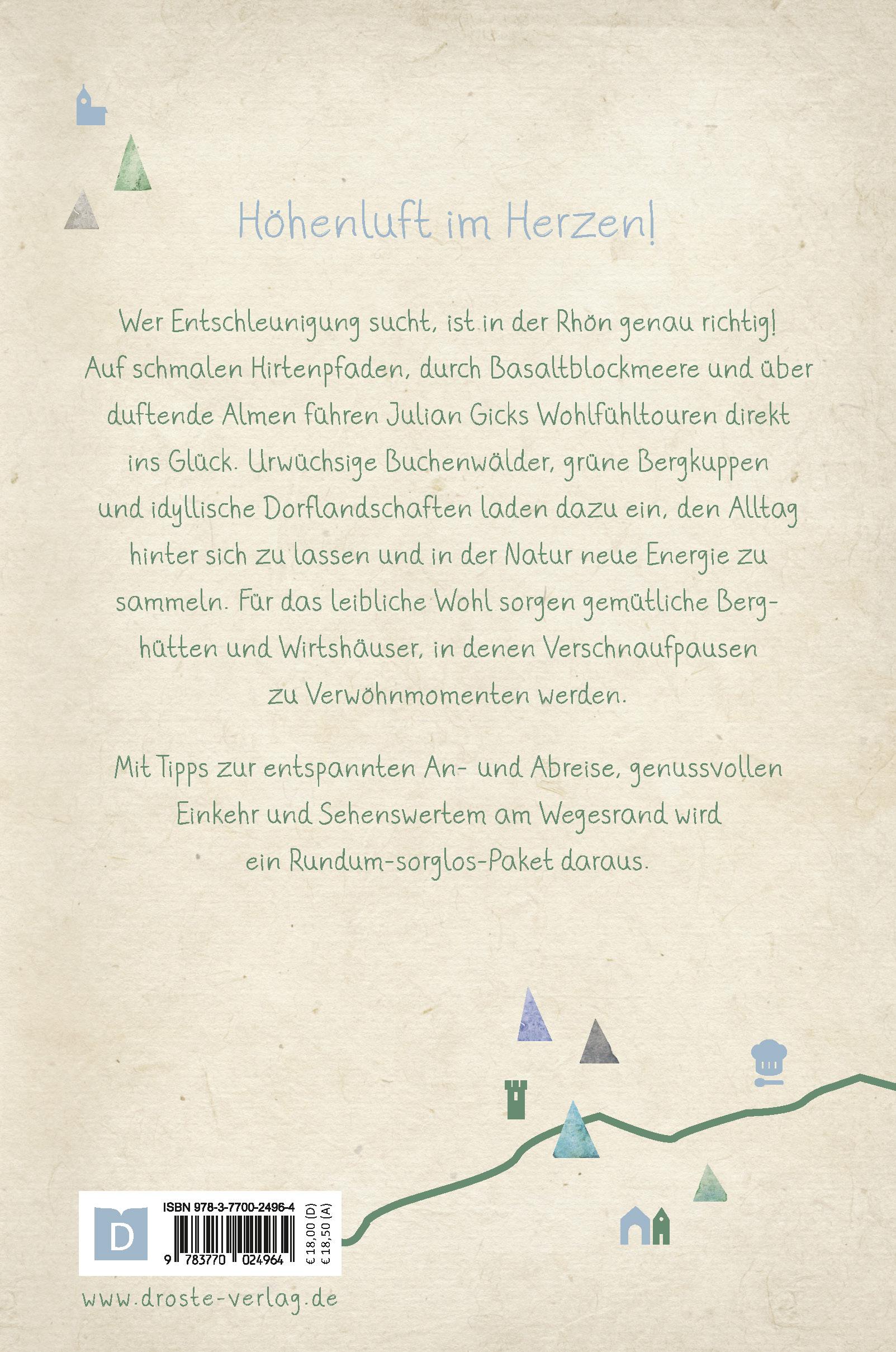 Rückseitencover Rhön. Wandern für die Seele