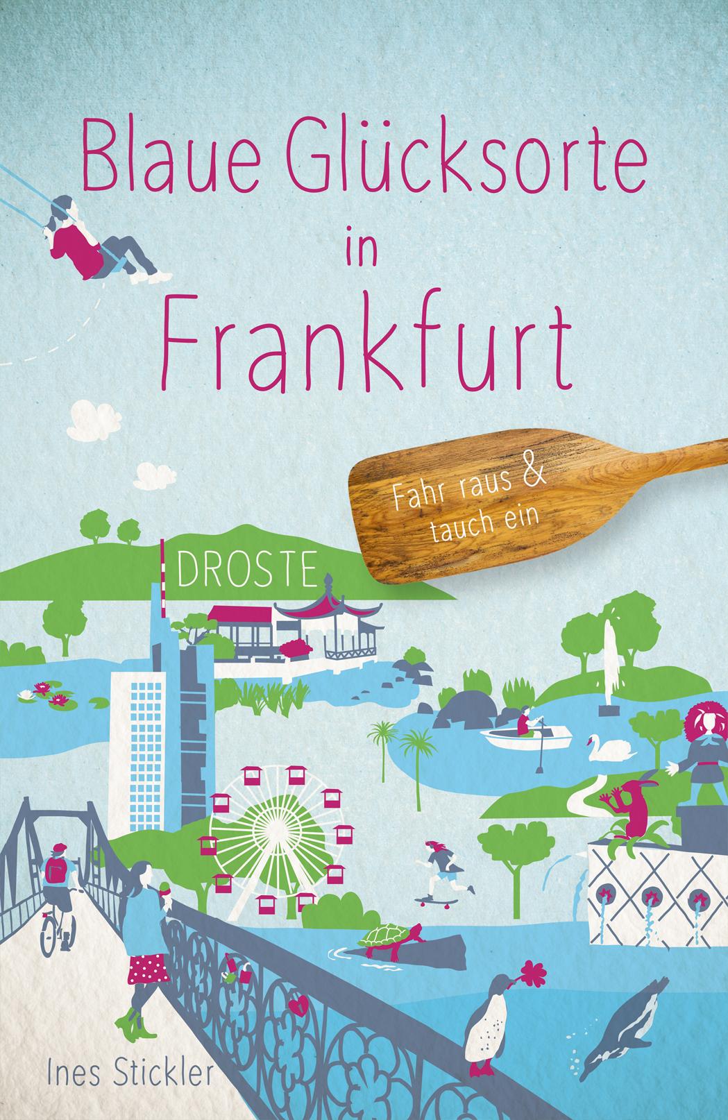 Vorderes Coverbild Blaue Glücksorte in Frankfurt