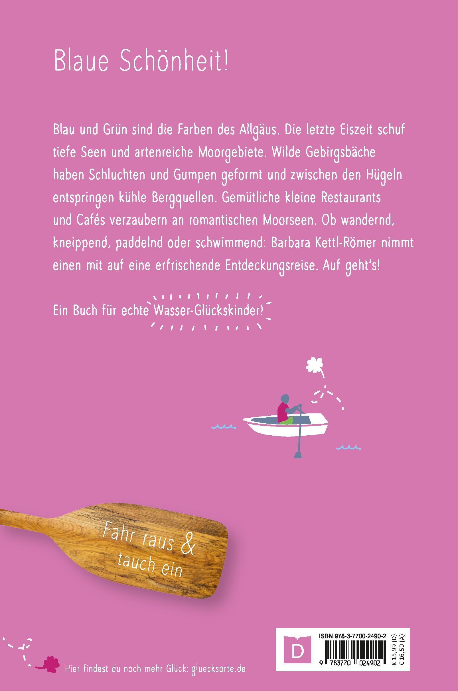 Rückseitencover Blaue Glücksorte im Allgäu