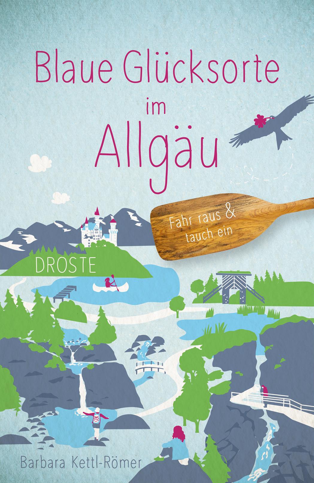 Vorderes Coverbild Blaue Glücksorte im Allgäu