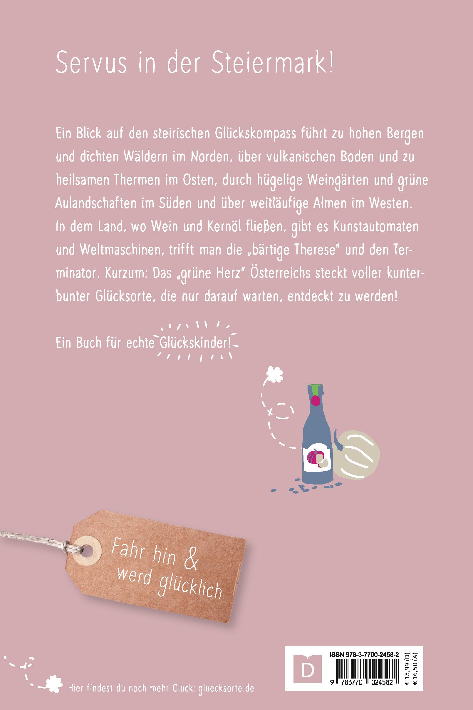 Rückseitencover Glücksorte in der Steiermark