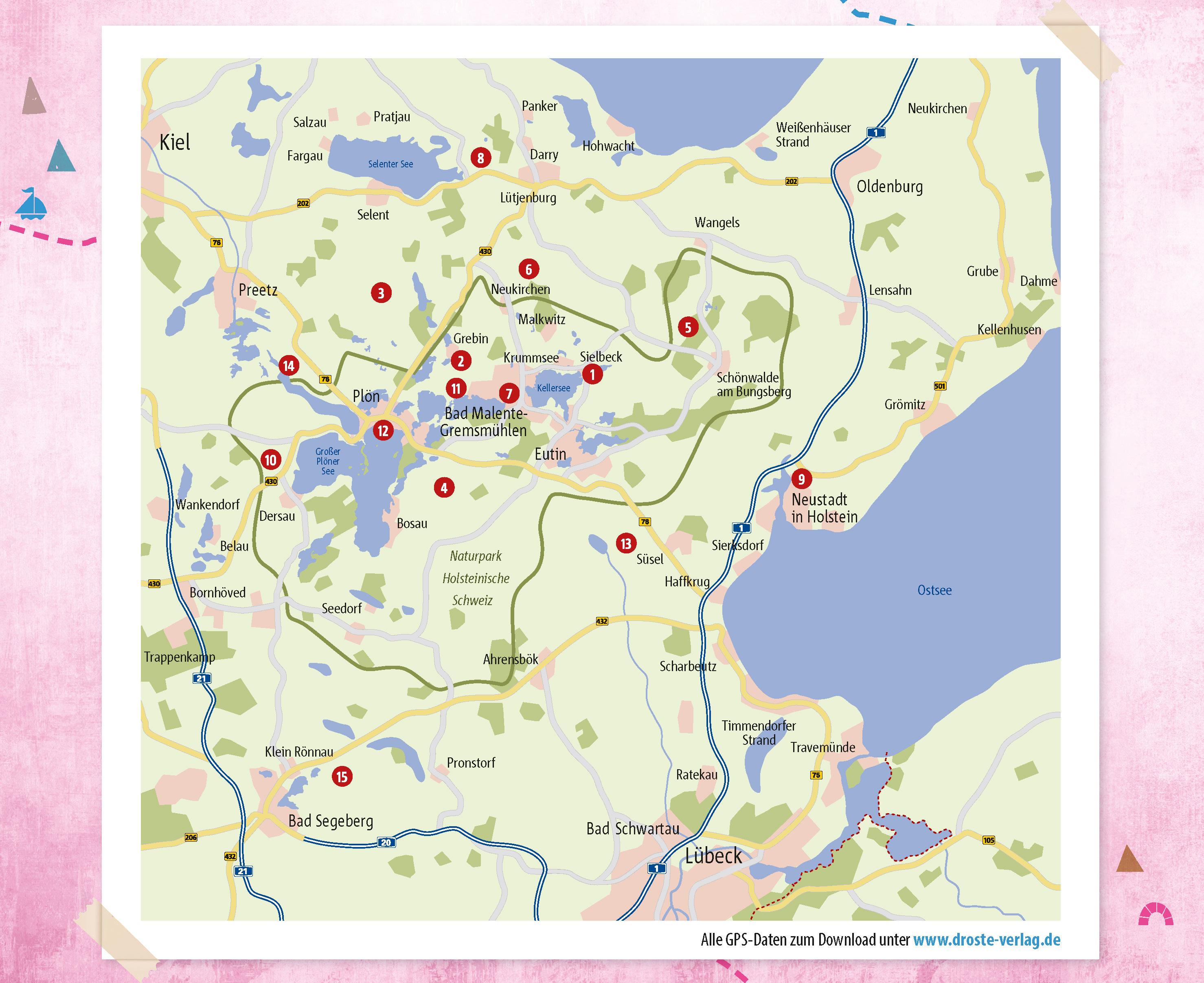 Beispielinhalt (Bild) Holsteinische Schweiz. Radeln für die Seele