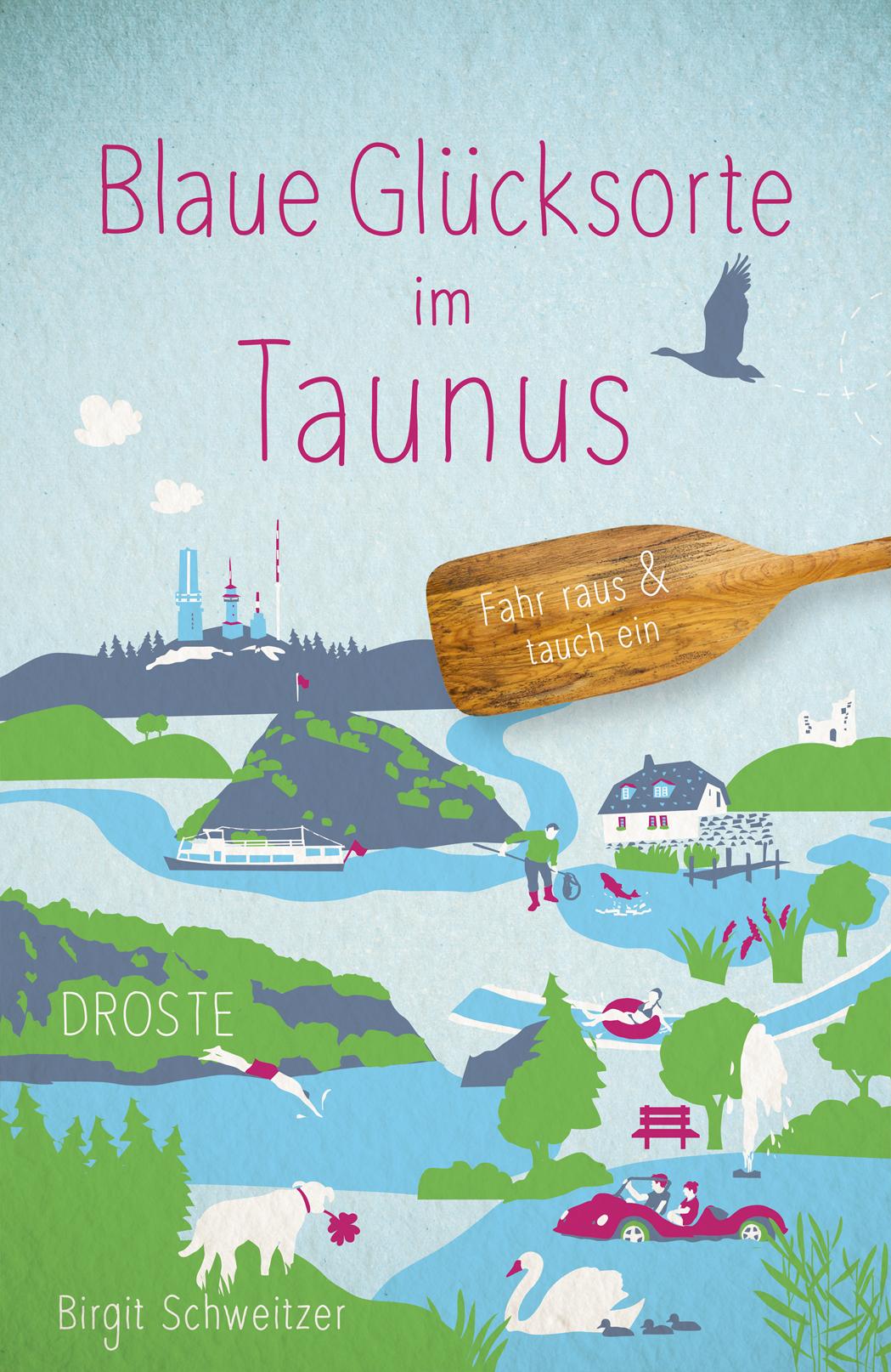 Vorderes Coverbild Blaue Glücksorte im Taunus