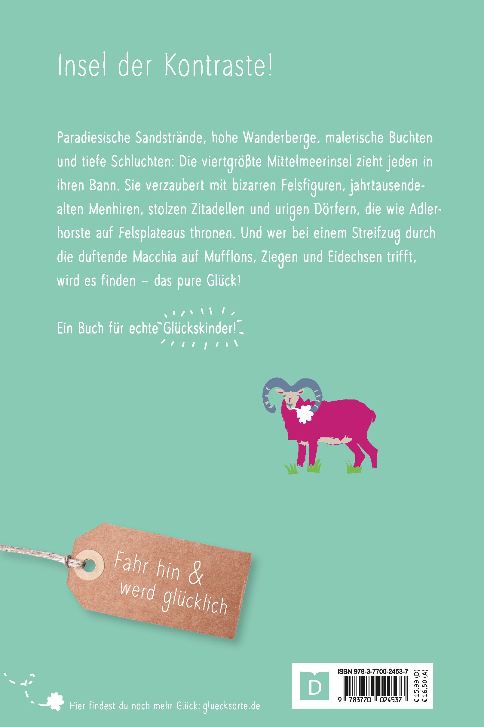 Rückseitencover Glücksorte auf Korsika
