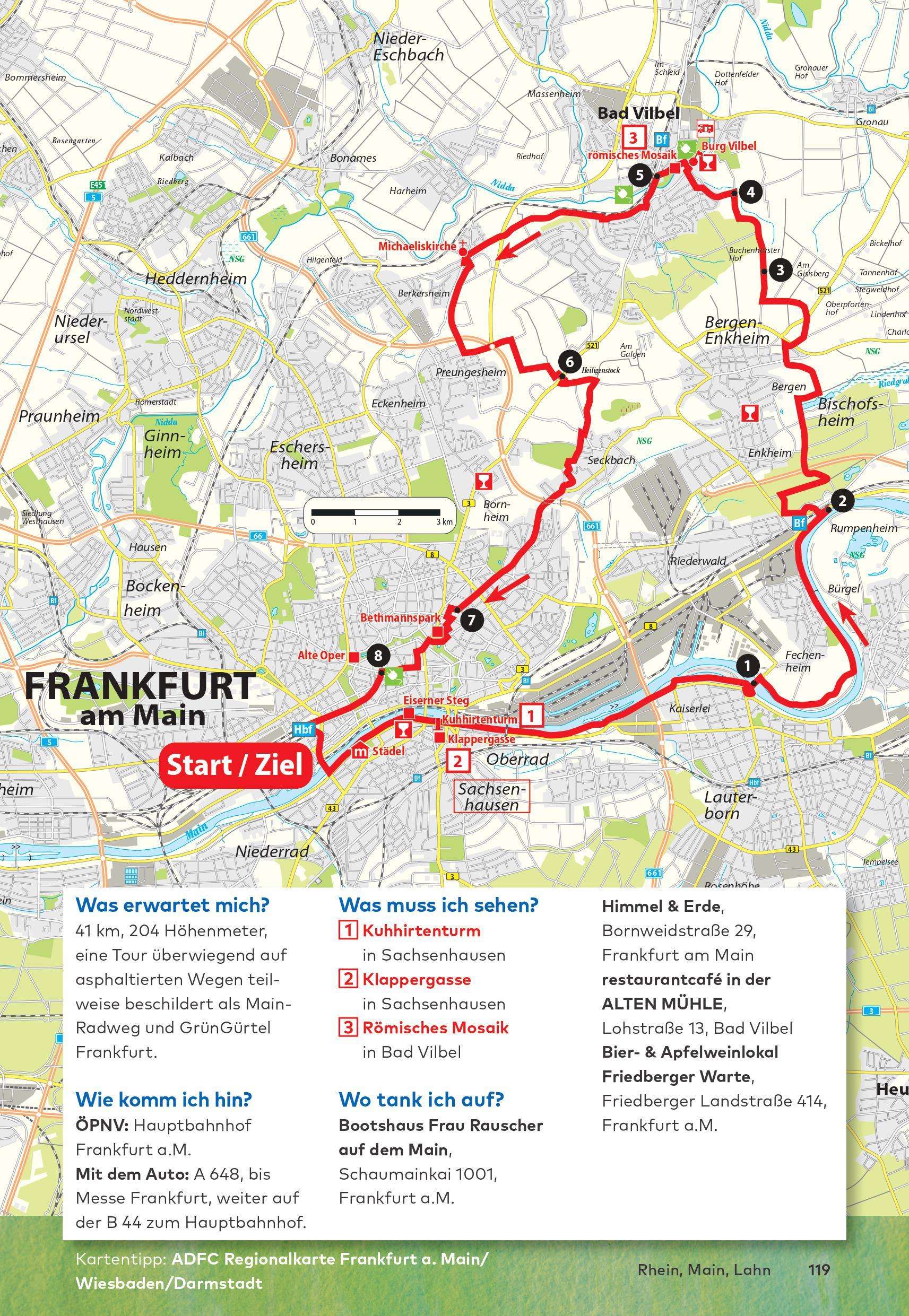 Beispielinhalt (Bild) Die 25 schönsten E-Bike Touren zwischen Rhein, Main und Lahn