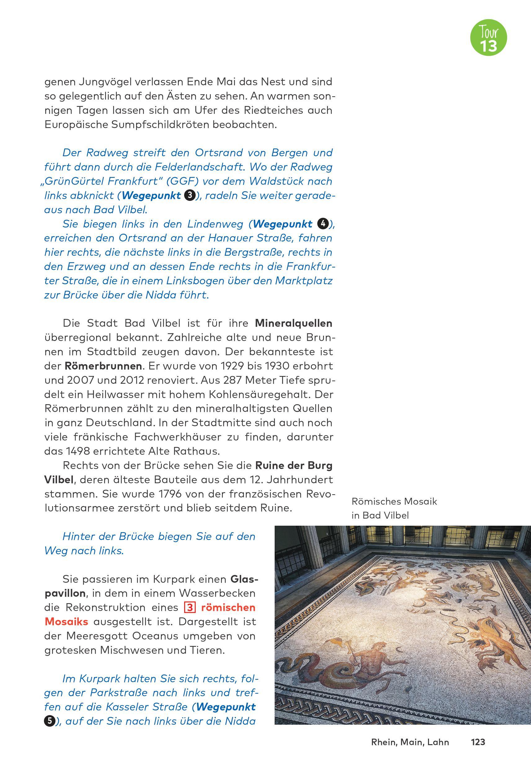 Beispielinhalt (Bild) Die 25 schönsten E-Bike Touren zwischen Rhein, Main und Lahn