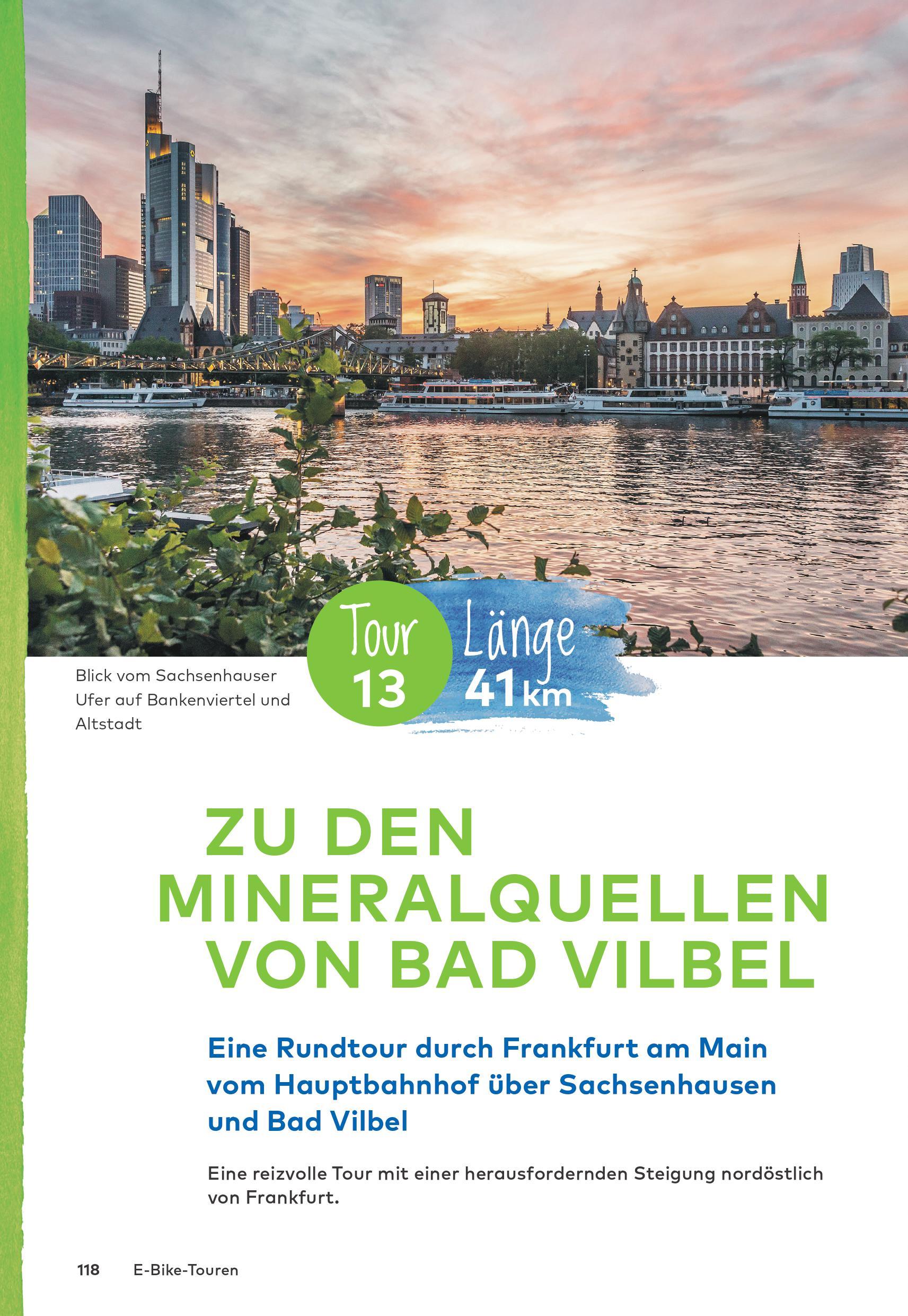 Beispielinhalt (Bild) Die 25 schönsten E-Bike Touren zwischen Rhein, Main und Lahn