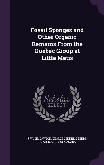 Vorderes Coverbild Fossil Sponges and Other Organic Remains from the Quebec Group at Little Metis
