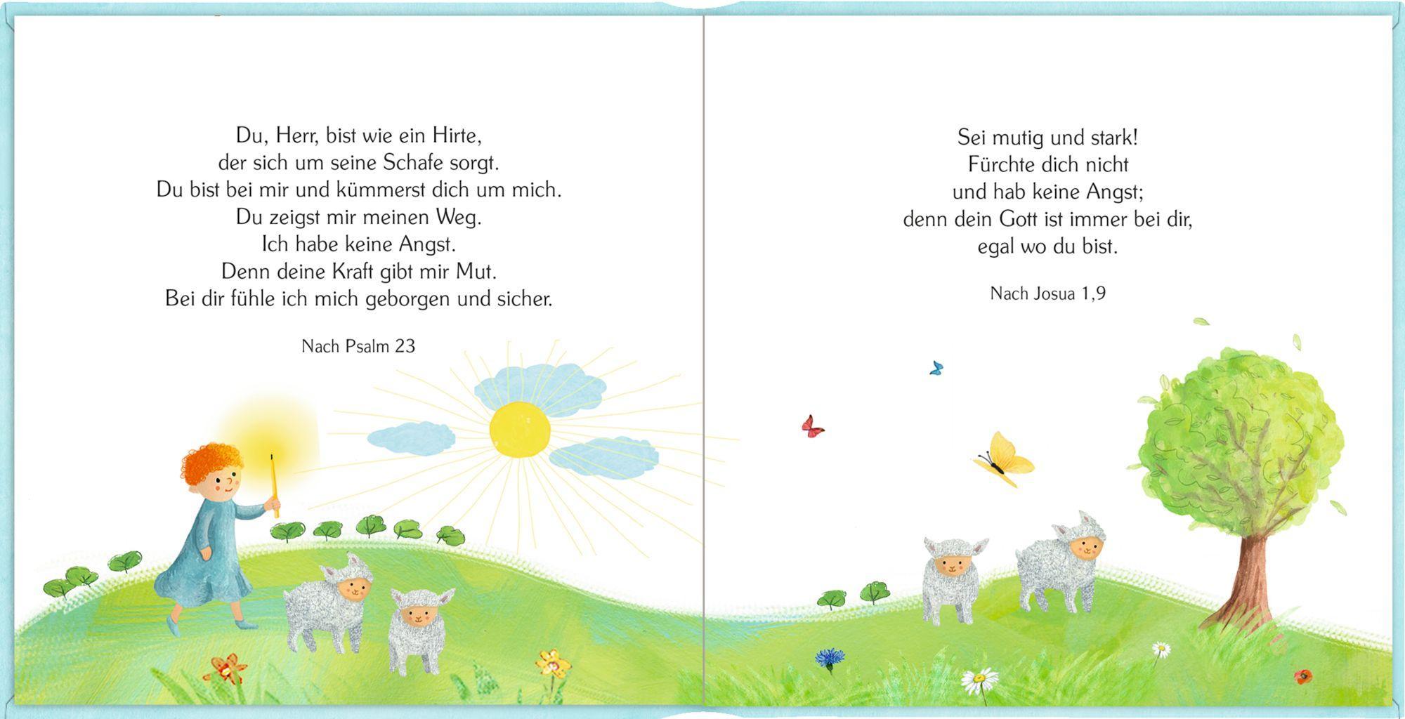 Beispielinhalt (Bild) Geldkuvert-Geschenkbuch - Wie schön, dass du da bist!