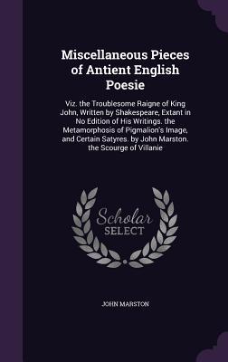 Vorderes Coverbild Miscellaneous Pieces of Antient English Poesie