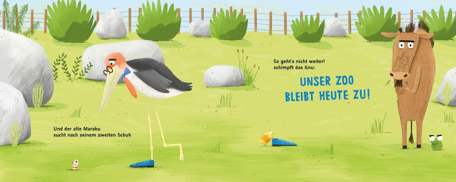 Beispielinhalt (Bild) Unser Zoo bleibt heute zu!