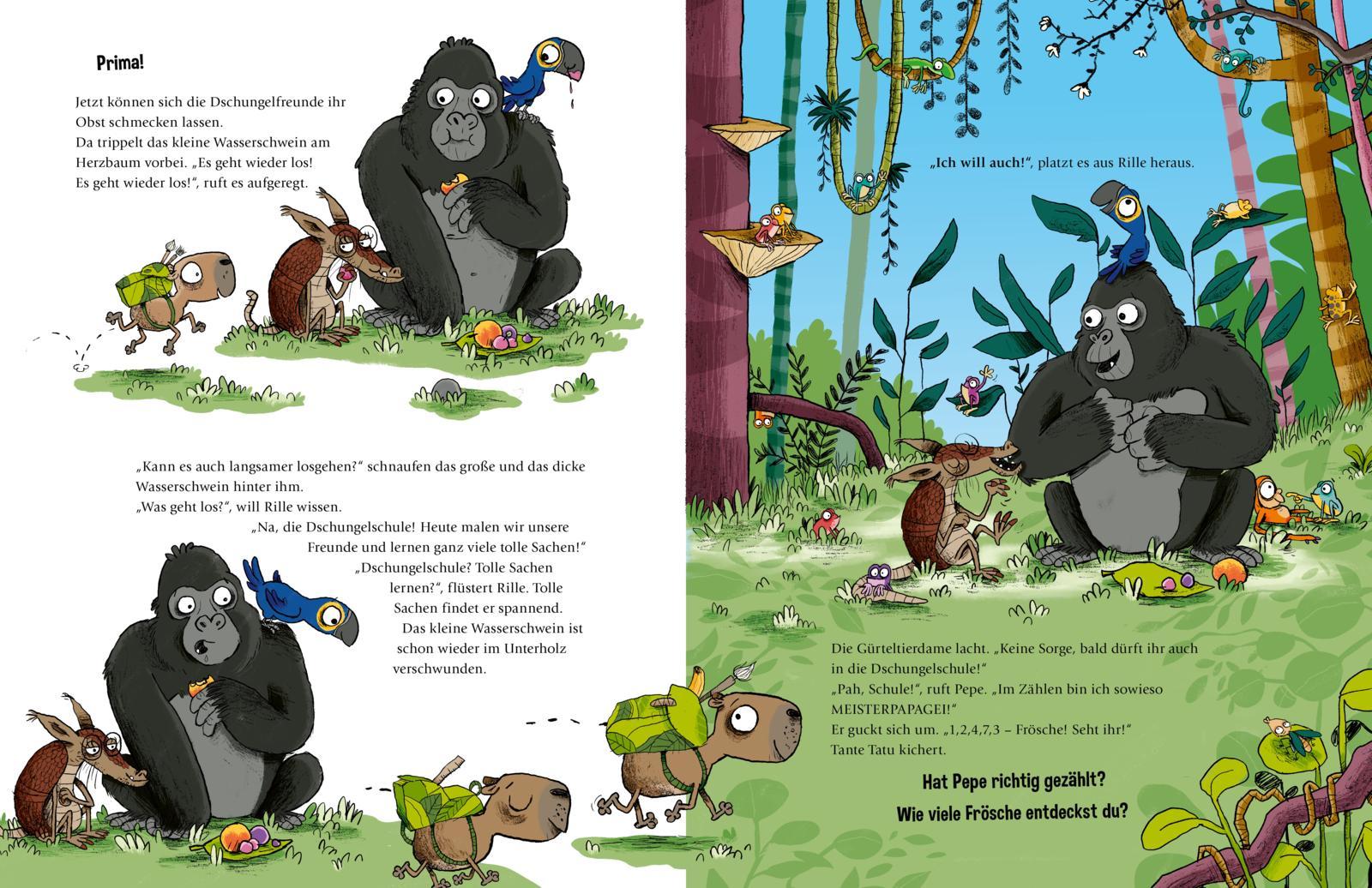 Beispielinhalt (Bild) Rille: Ich will auch!